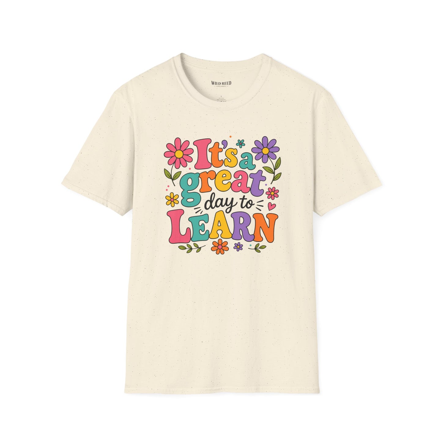 It's a Great Day to Learn Shirt | Teacher Tee | Colorful Back to School Graphic T-Shirt