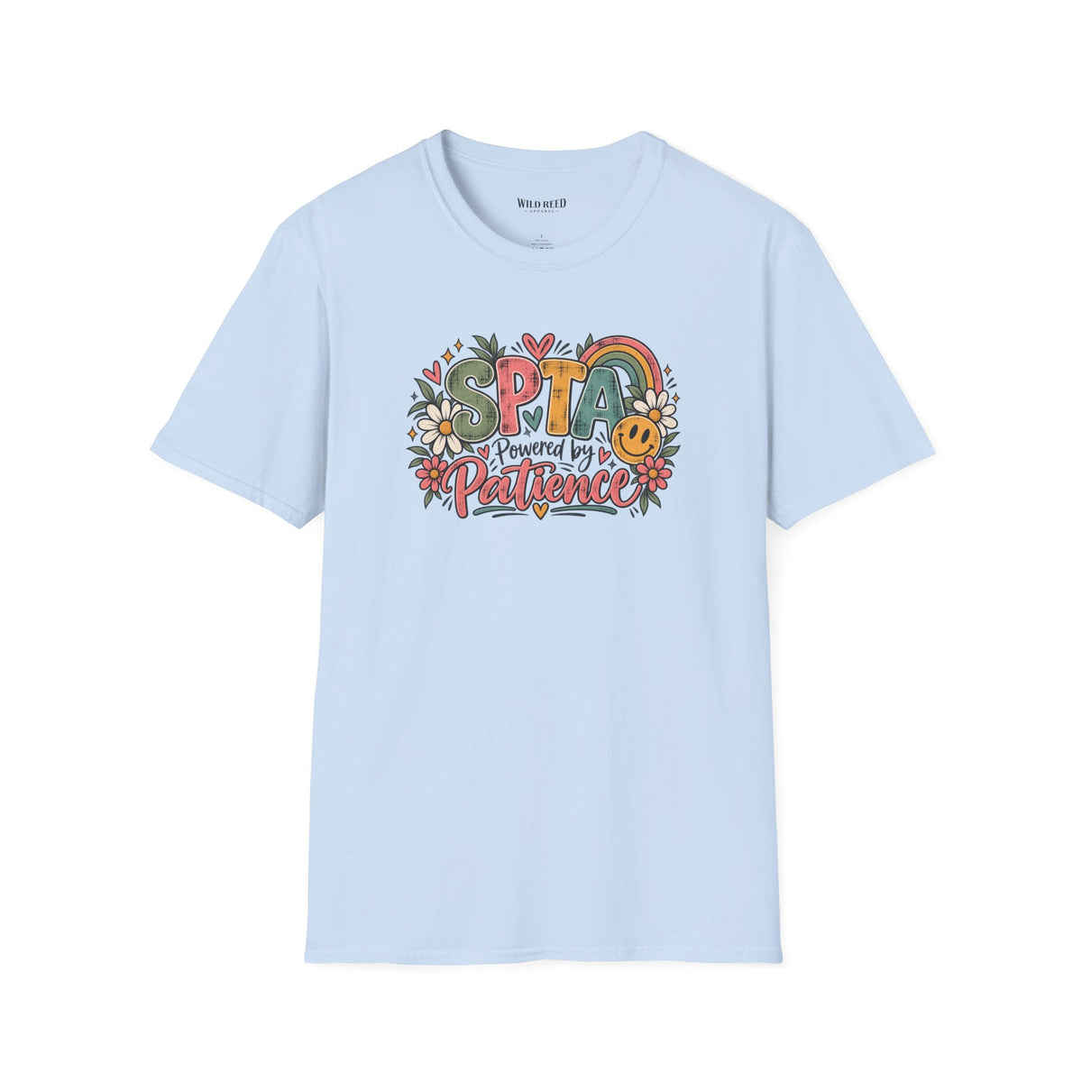 SPTA Powered by Patience Graphic Tee | School Support Staff Shirt