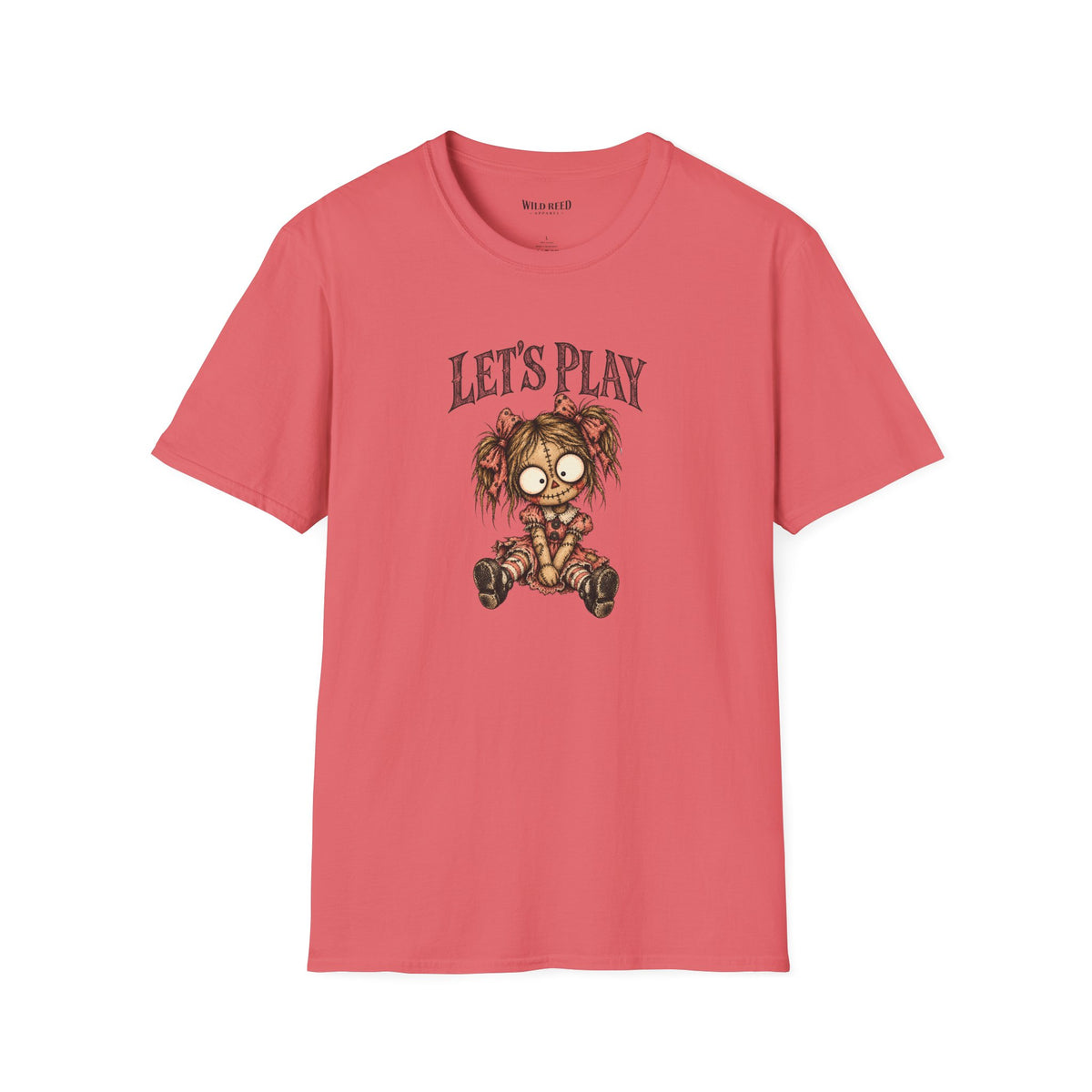 Let’s Play Creepy Doll Halloween T-Shirt