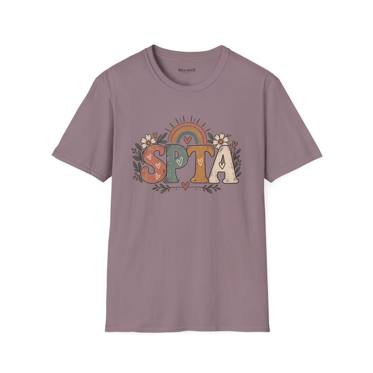 SPTA Boho Graphic Tee | School Support Staff Shirt