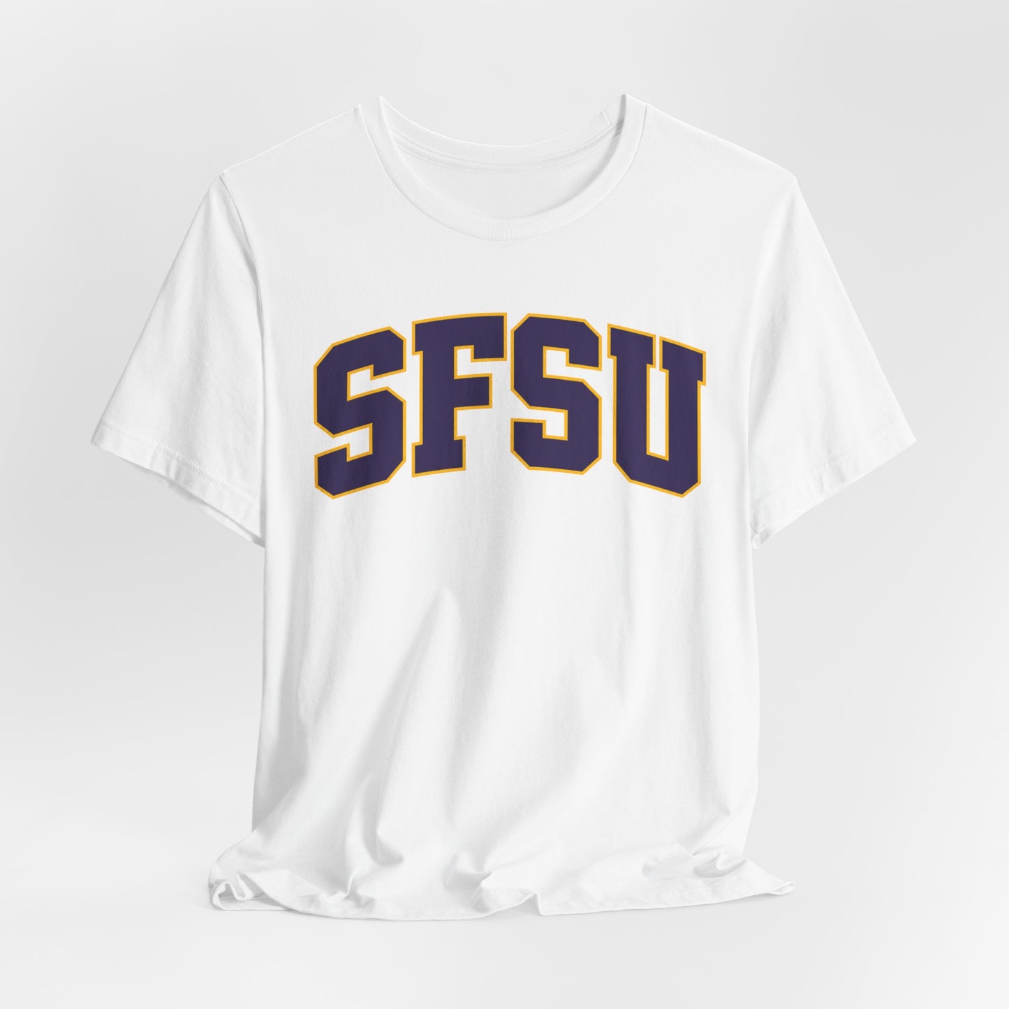 SFSU Collegiate Tee — Vintage Varsity Lettering Shirt