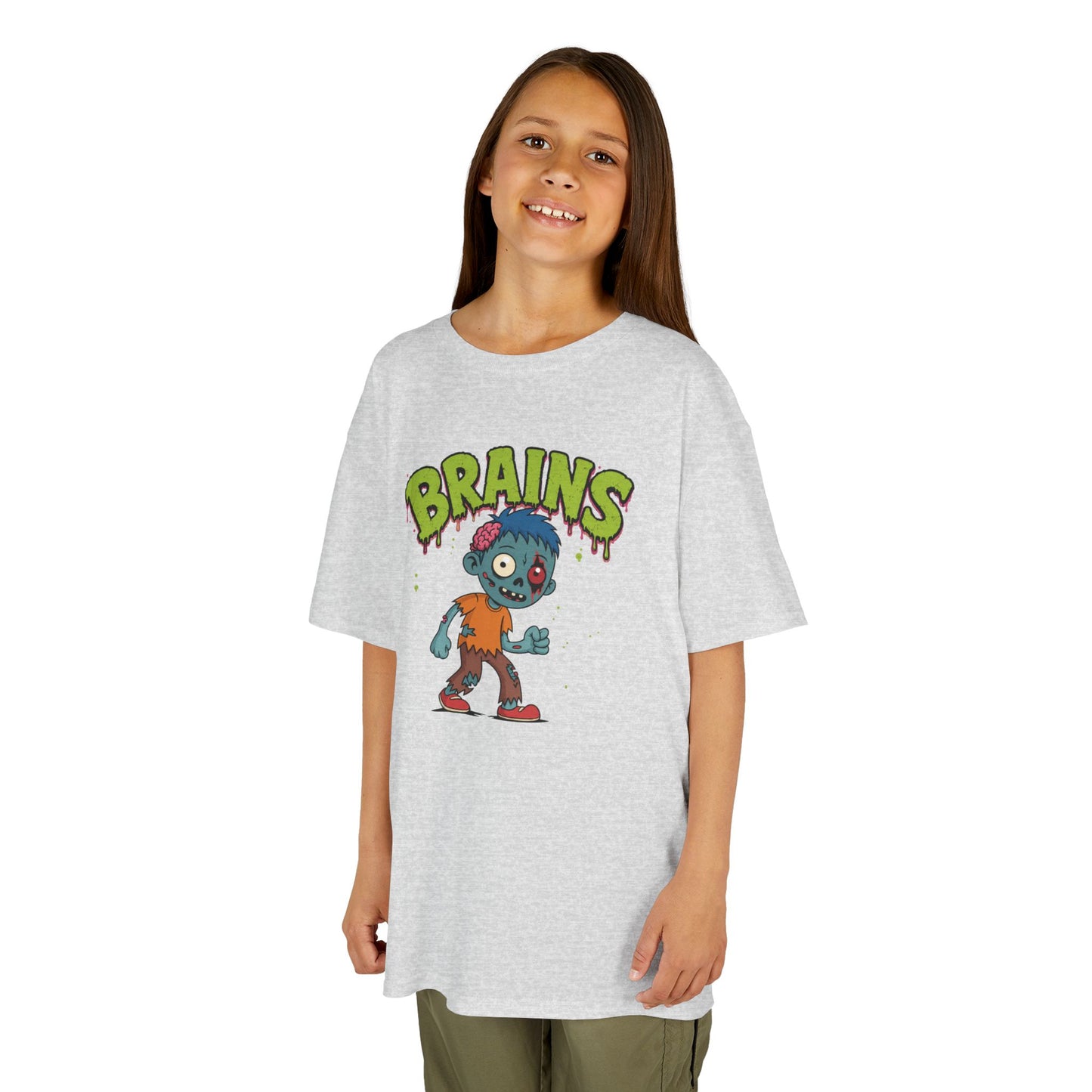 Brains Zombie Kids Halloween T-Shirt