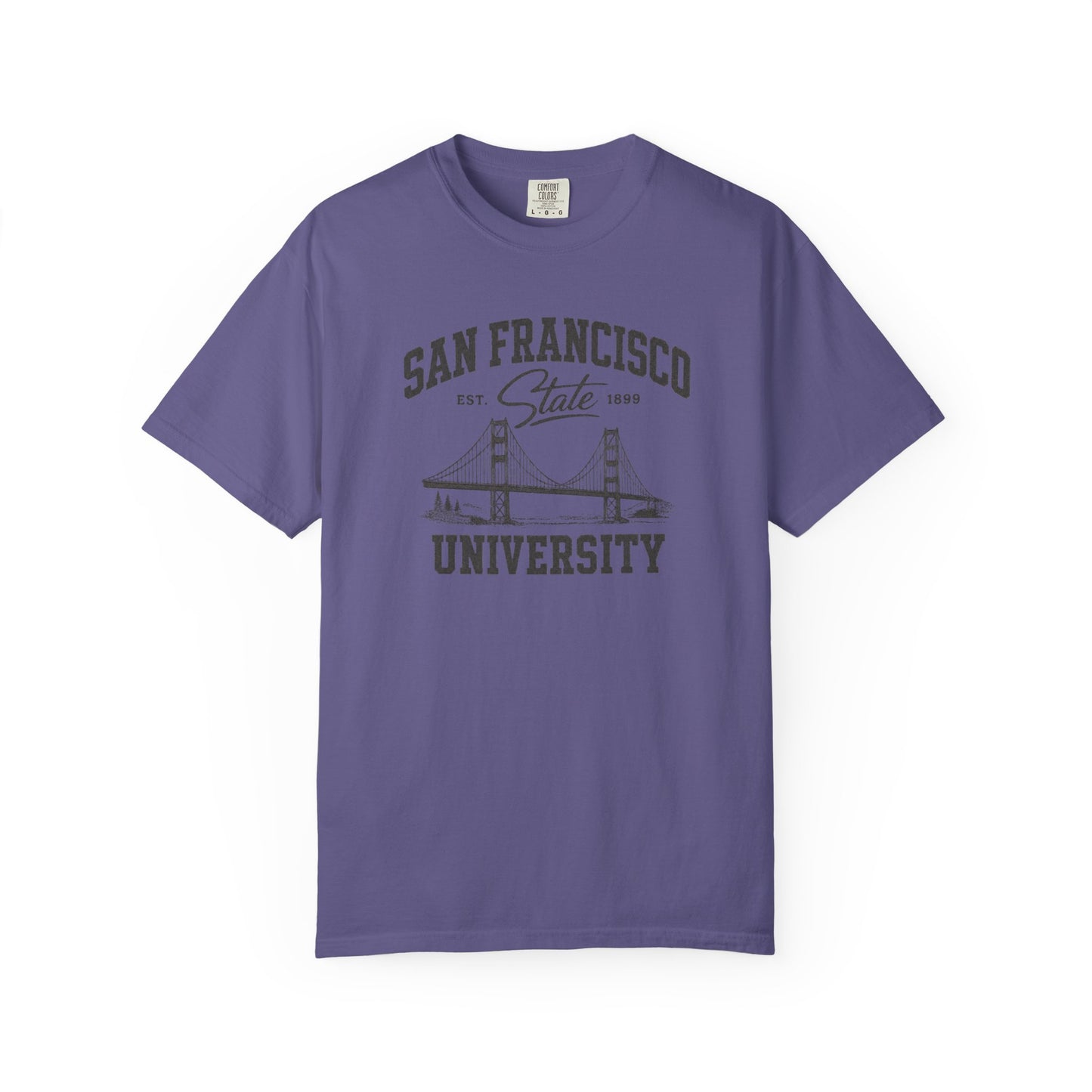 San Francisco State University Vintage Bridge Tee | Collegiate Graphic Shirt