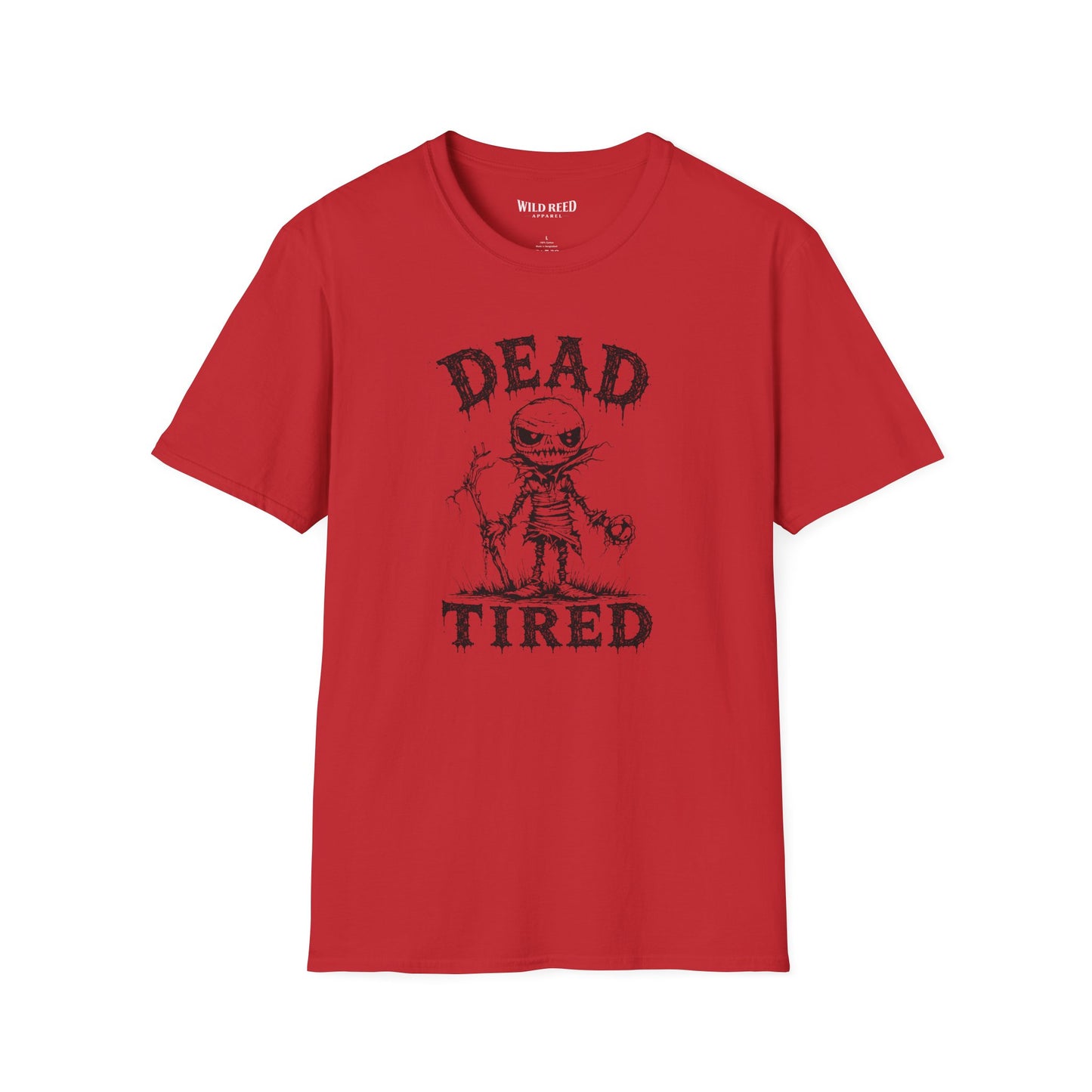 Dead Tired Scarecrow Halloween T-Shirt