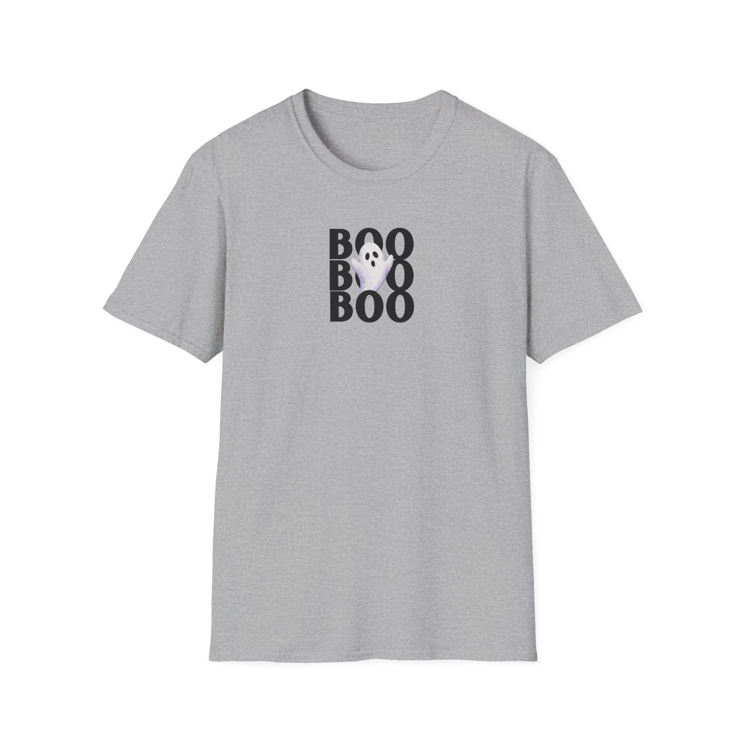 Boo Boo Boo Ghost Halloween T-Shirt | Cute Minimalist Spooky Tee
