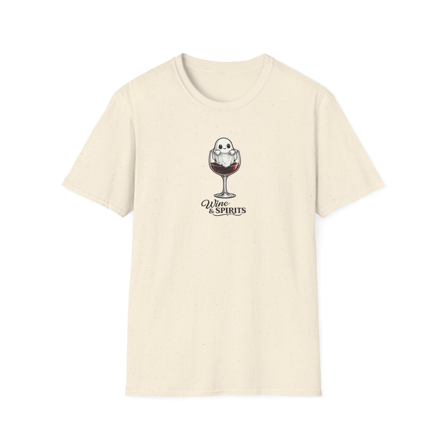 Wine & Spirits Cute Ghost Halloween T-Shirt
