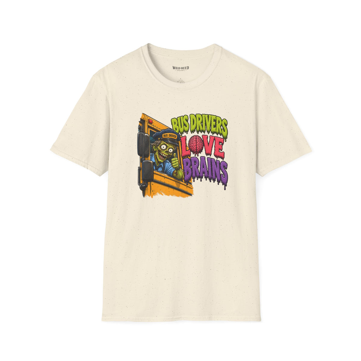 Bus Drivers Love Brains Shirt | Funny Halloween Bus Driver Tee