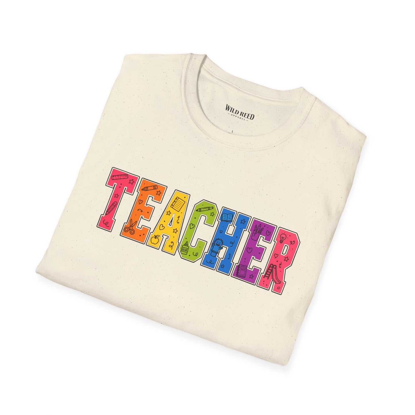 Teacher Shirt | Colorful Teacher Tee | Back to School Graphic T-Shirt
