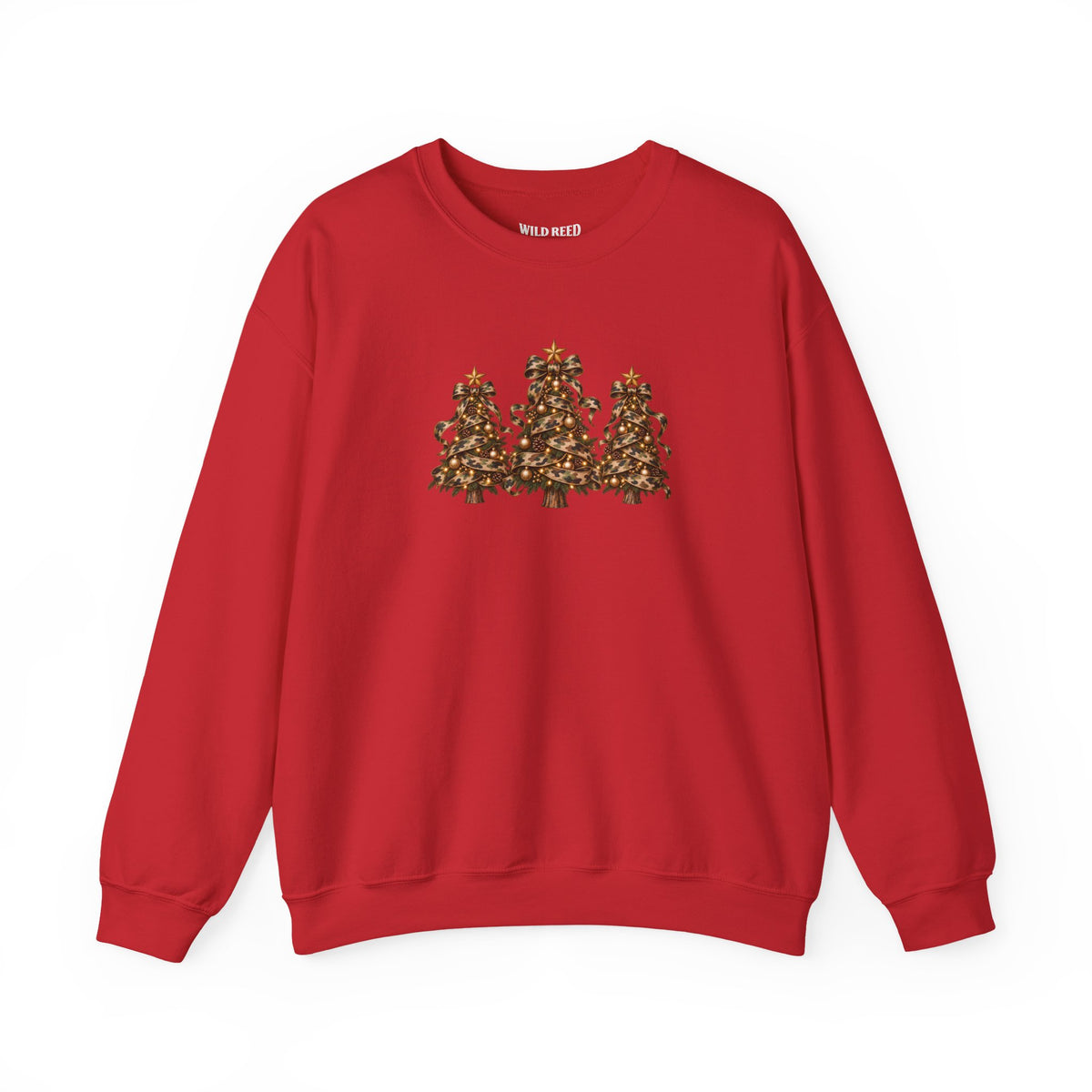 Camo Christmas Trees Sweatshirt | Rustic Holiday Crewneck