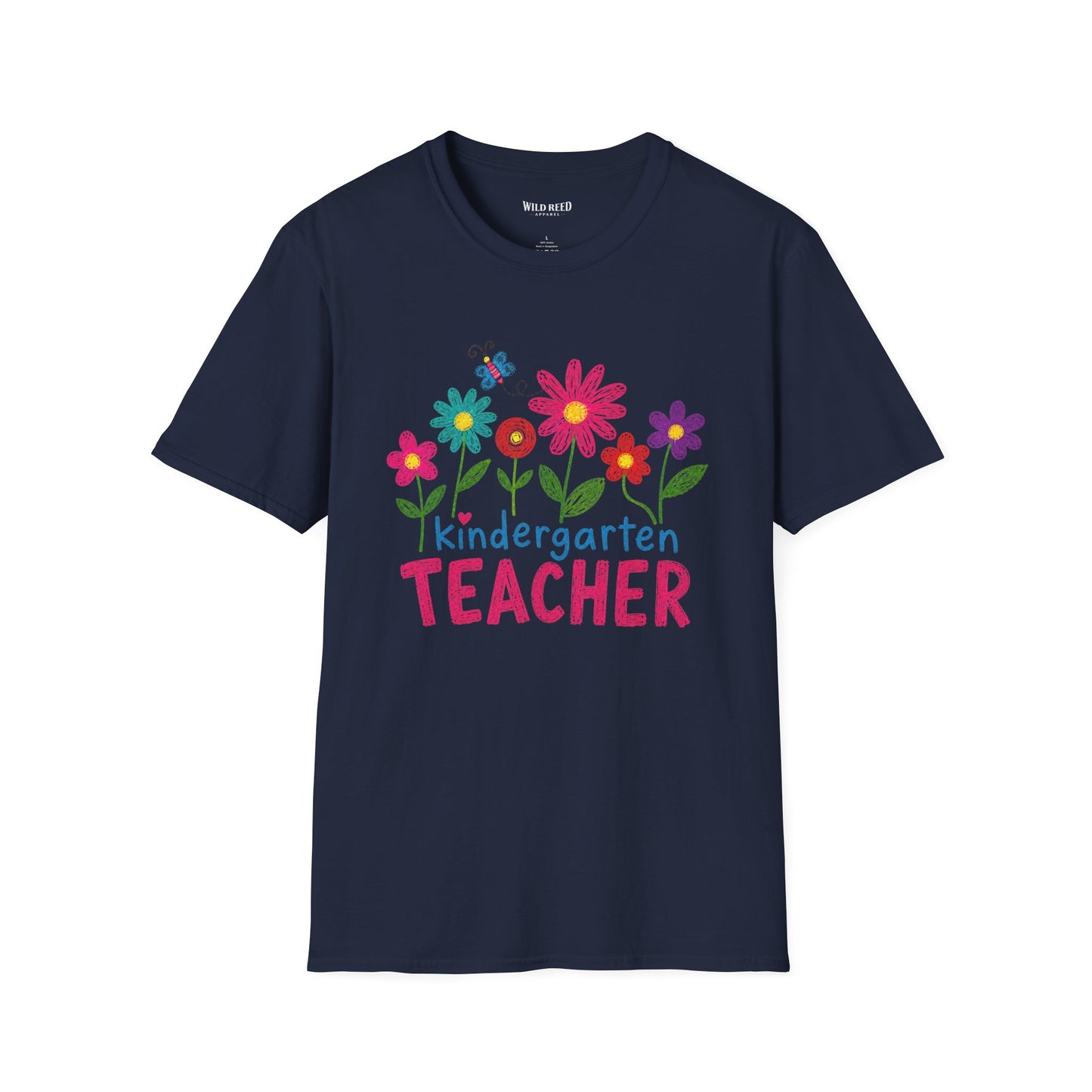 Kindergarten Teacher Shirt | Back to School Teacher Tee | Retro Grade Level Graphic T-Shirt