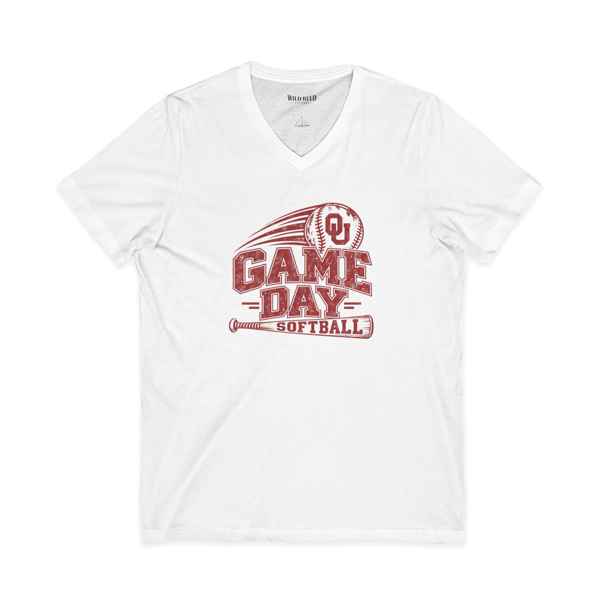 OU Softball Game Day V-Neck Tee