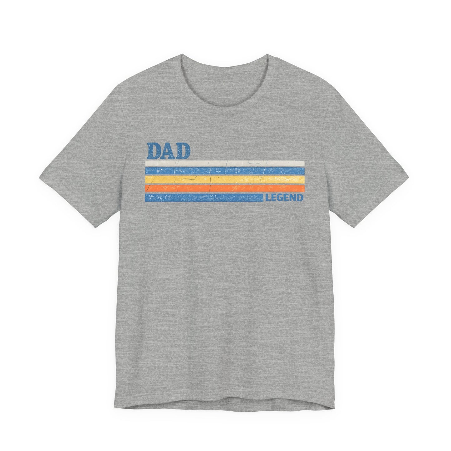 DAD Legend Vintage Graphic Tee | Retro Father's Day Shirt | Relaxed Fit Unisex T-Shirt