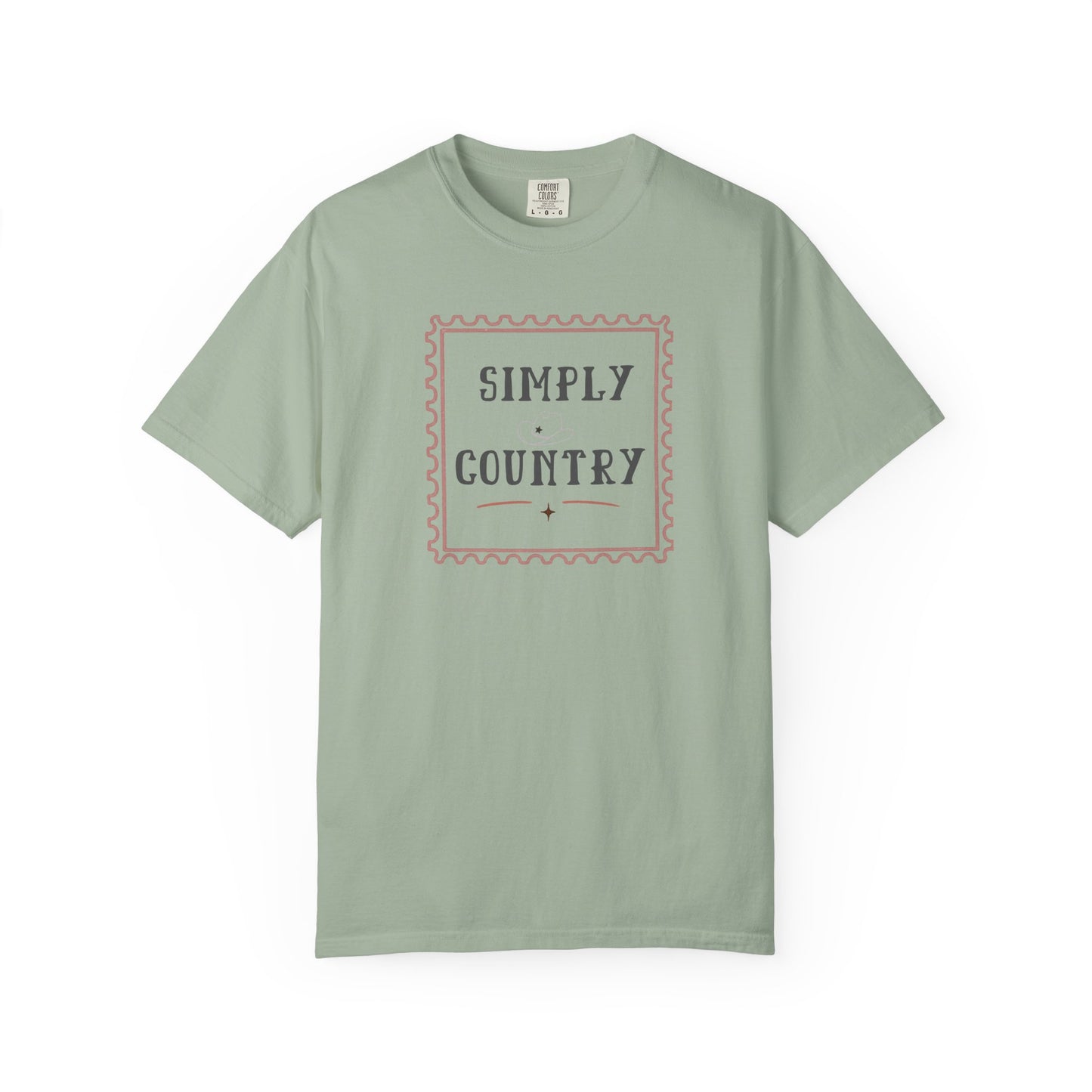 Simply Country Stamp Graphic Tee | Minimal Western Shirt | Wild Reed Apparel