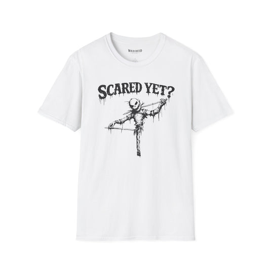 Scared Yet Creepy Scarecrow Halloween T-Shirt