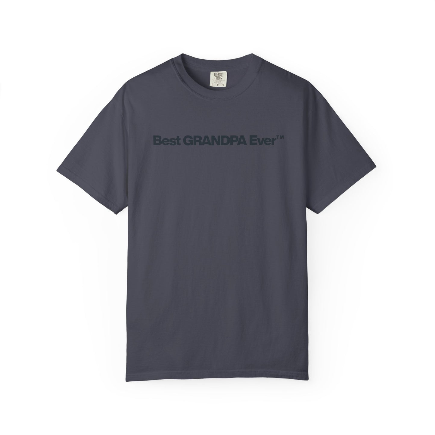 Best Grandpa Ever™ Shirt, Minimalist Grandpa Graphic Tee, Father’s Day Gift for Grandpa, Vintage Comfort Colors Shirt
