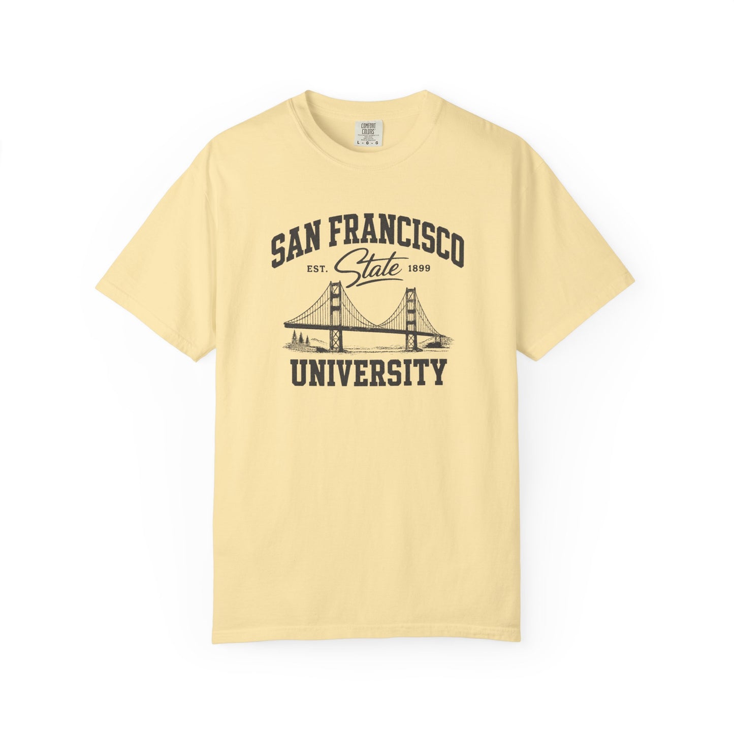San Francisco State University Vintage Bridge Tee | Collegiate Graphic Shirt