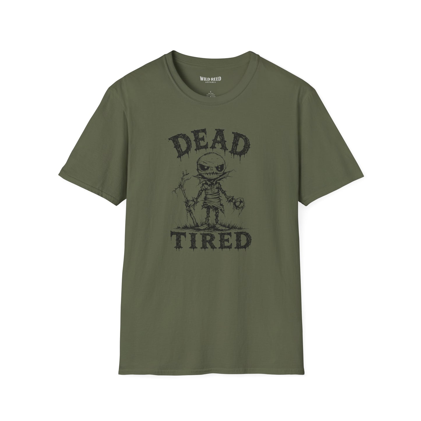 Dead Tired Scarecrow Halloween T-Shirt