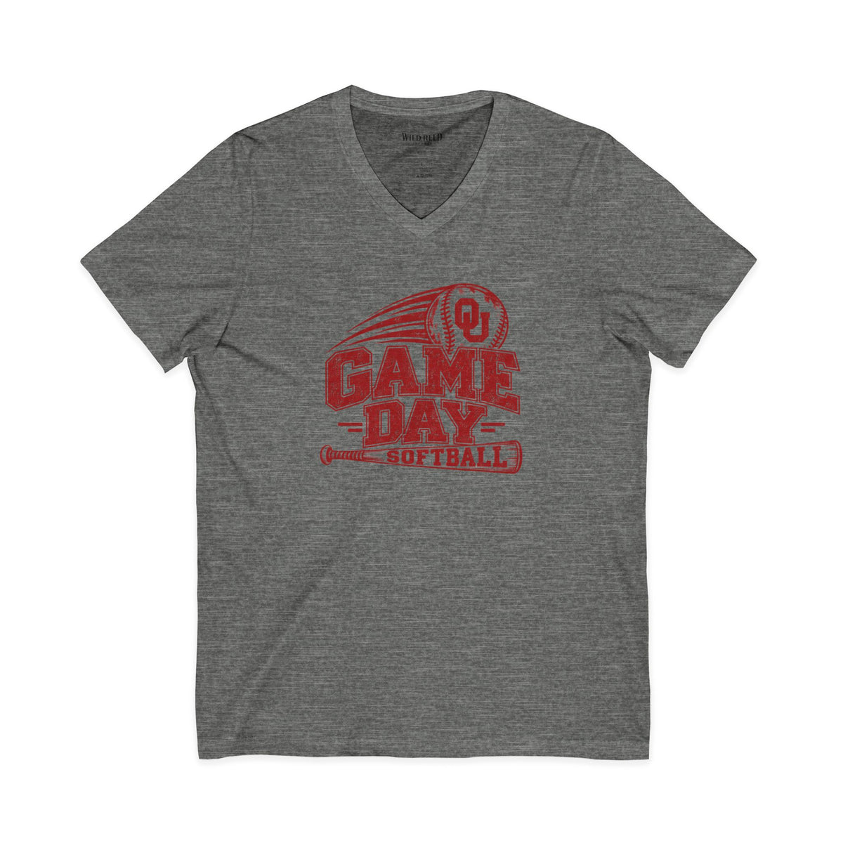 OU Softball Game Day V-Neck Tee