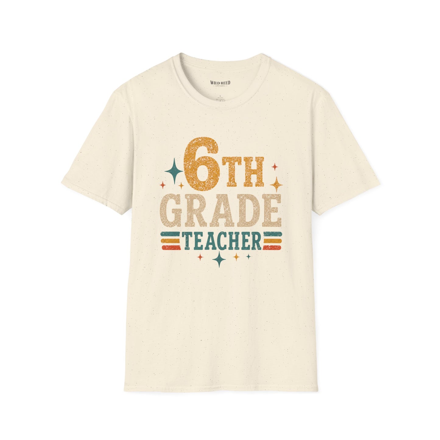 6th Grade Teacher Shirt, Retro Teacher Tee, Sixth Grade Shirt, Back to School Shirt, Teacher Gift, Classroom Shirt, Educator Tee