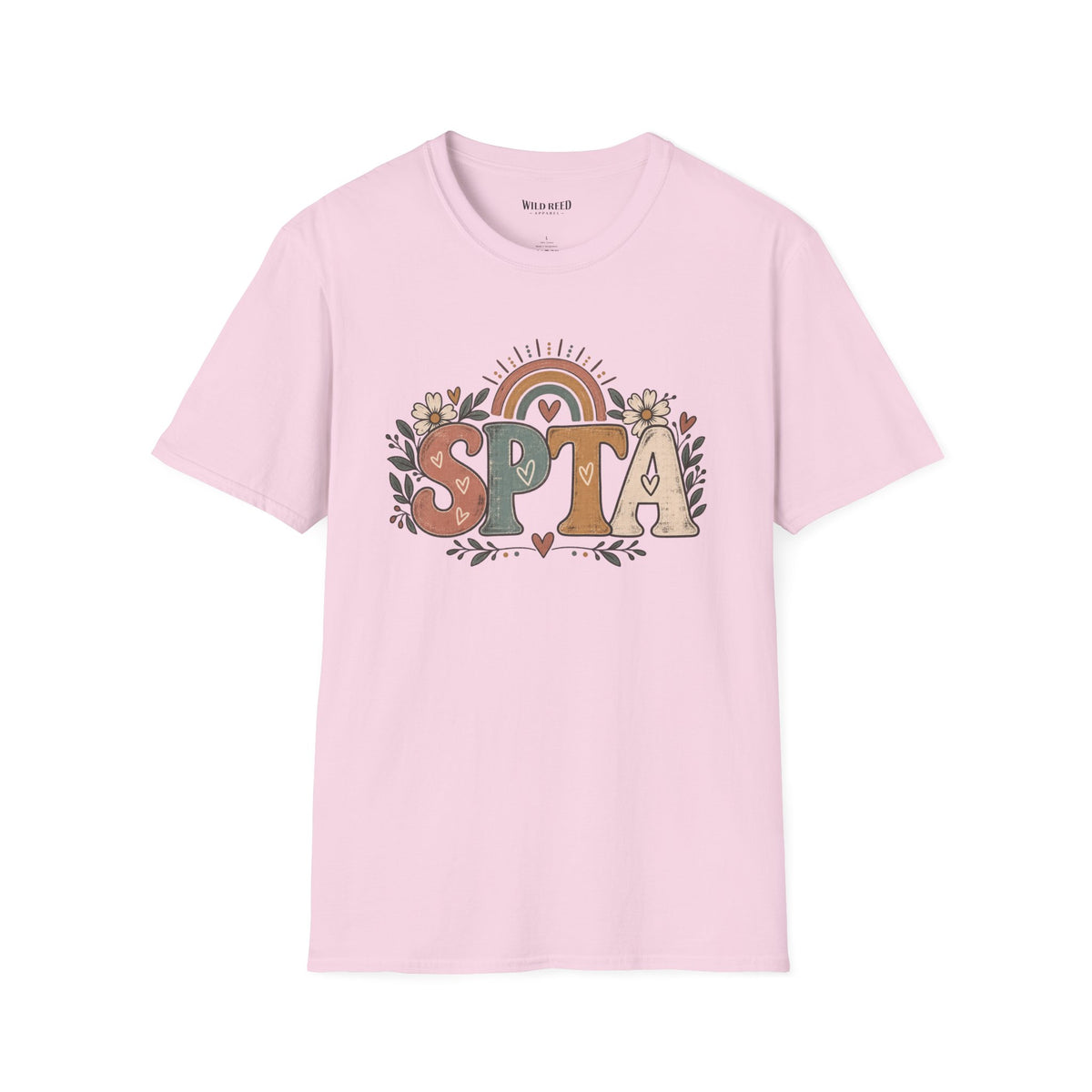 SPTA Boho Graphic Tee | School Support Staff Shirt