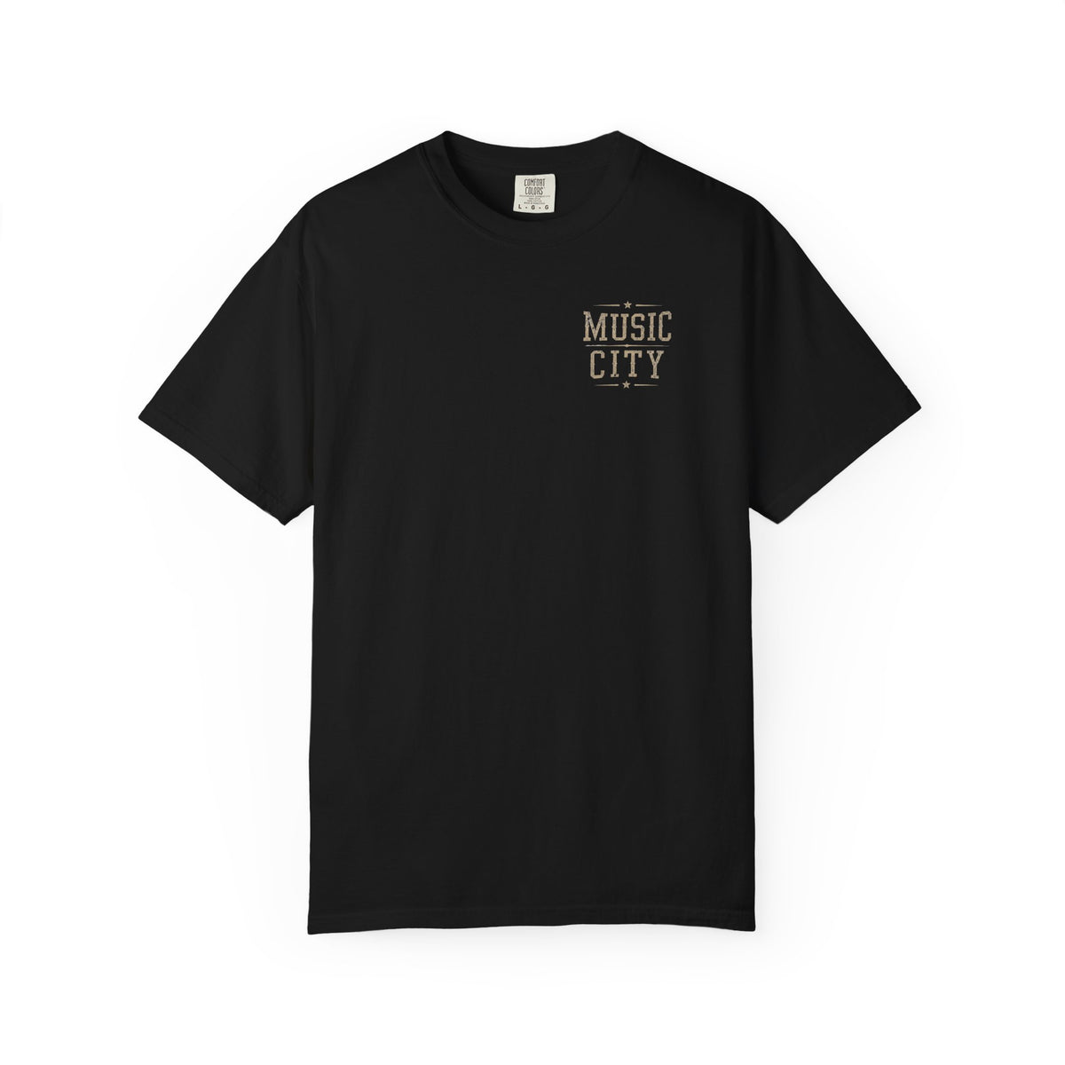Nashville Guitar Graphic Tee | Vintage Country Music Shirt | Front & Back Print
