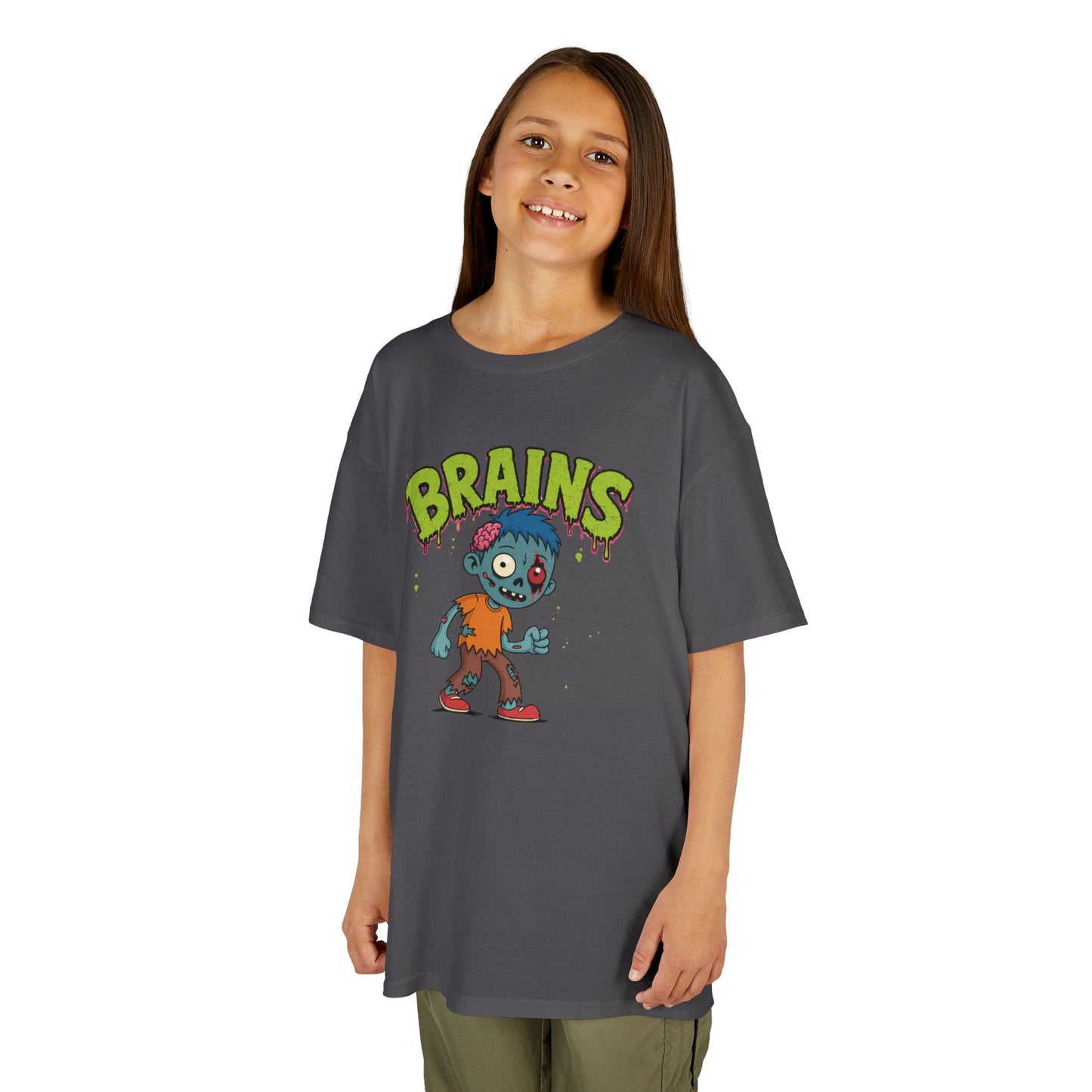 Brains Zombie Kids Halloween T-Shirt