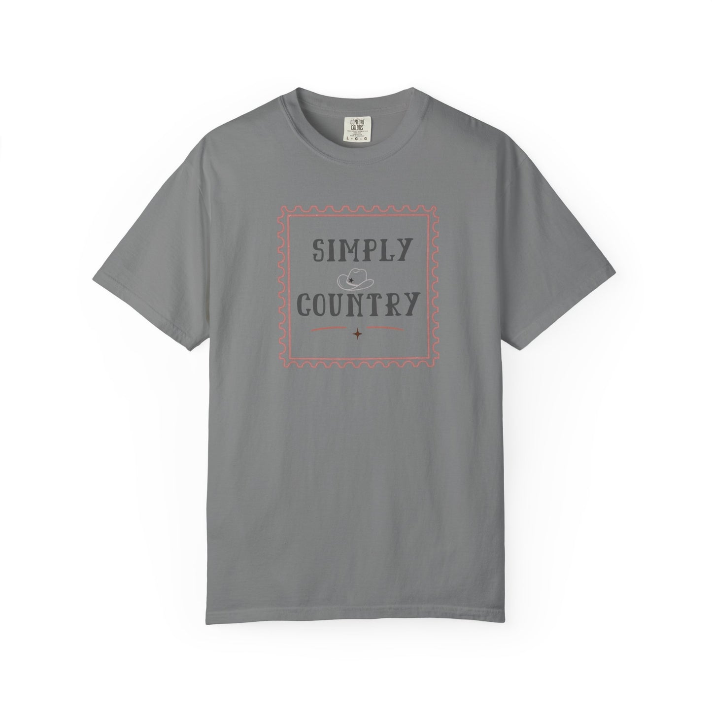 Simply Country Stamp Graphic Tee | Minimal Western Shirt | Wild Reed Apparel