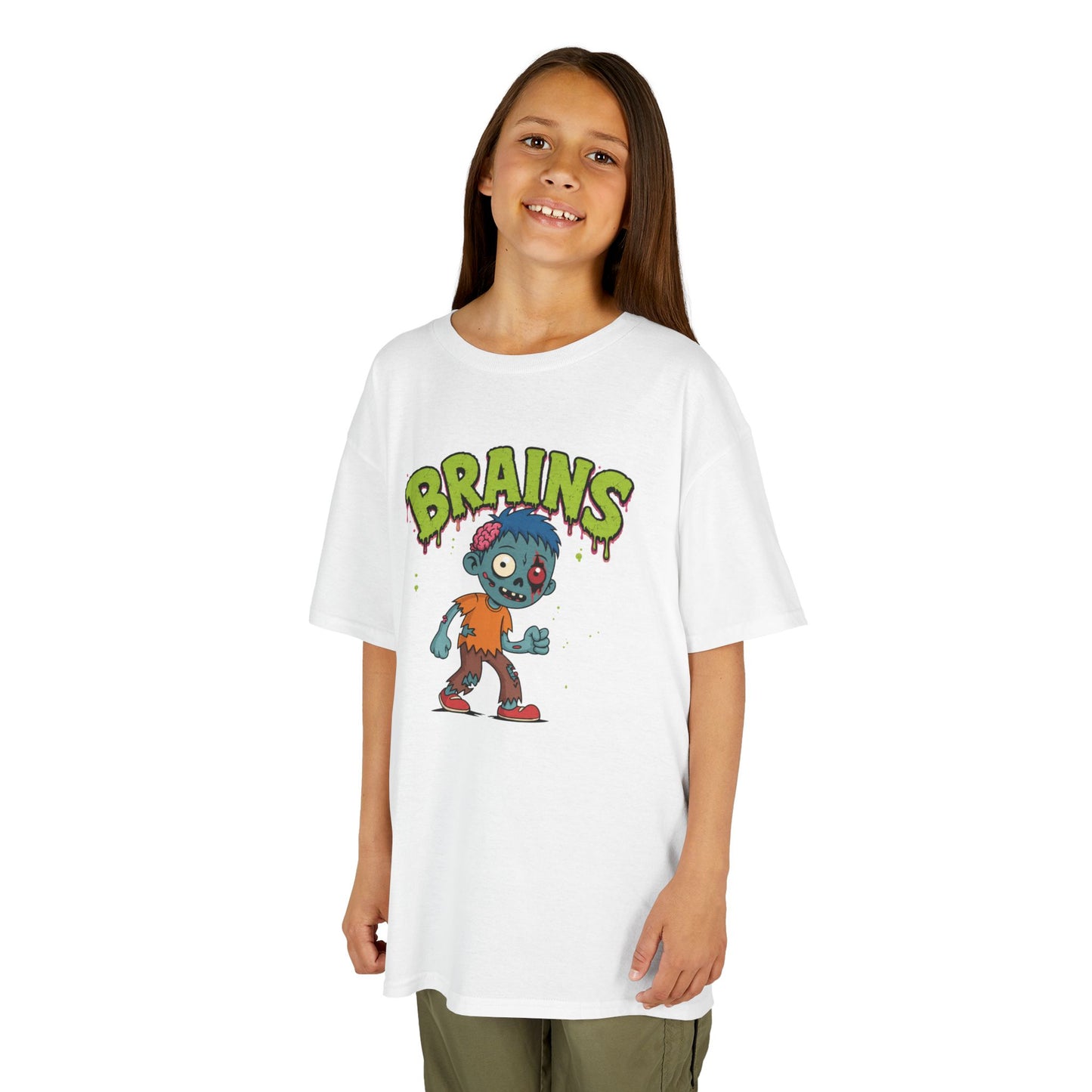 Brains Zombie Kids Halloween T-Shirt