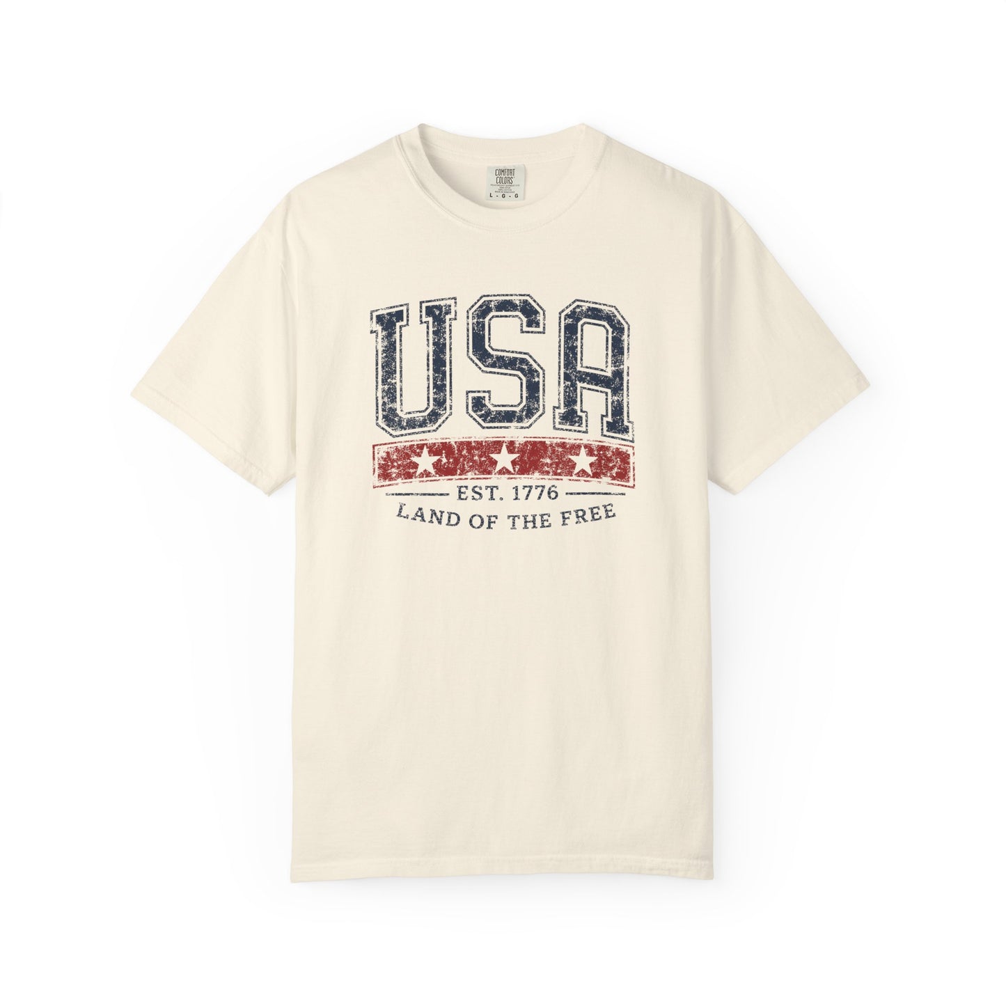 USA Est. 1776 Patriotic Graphic Tee | Vintage Americana Shirt