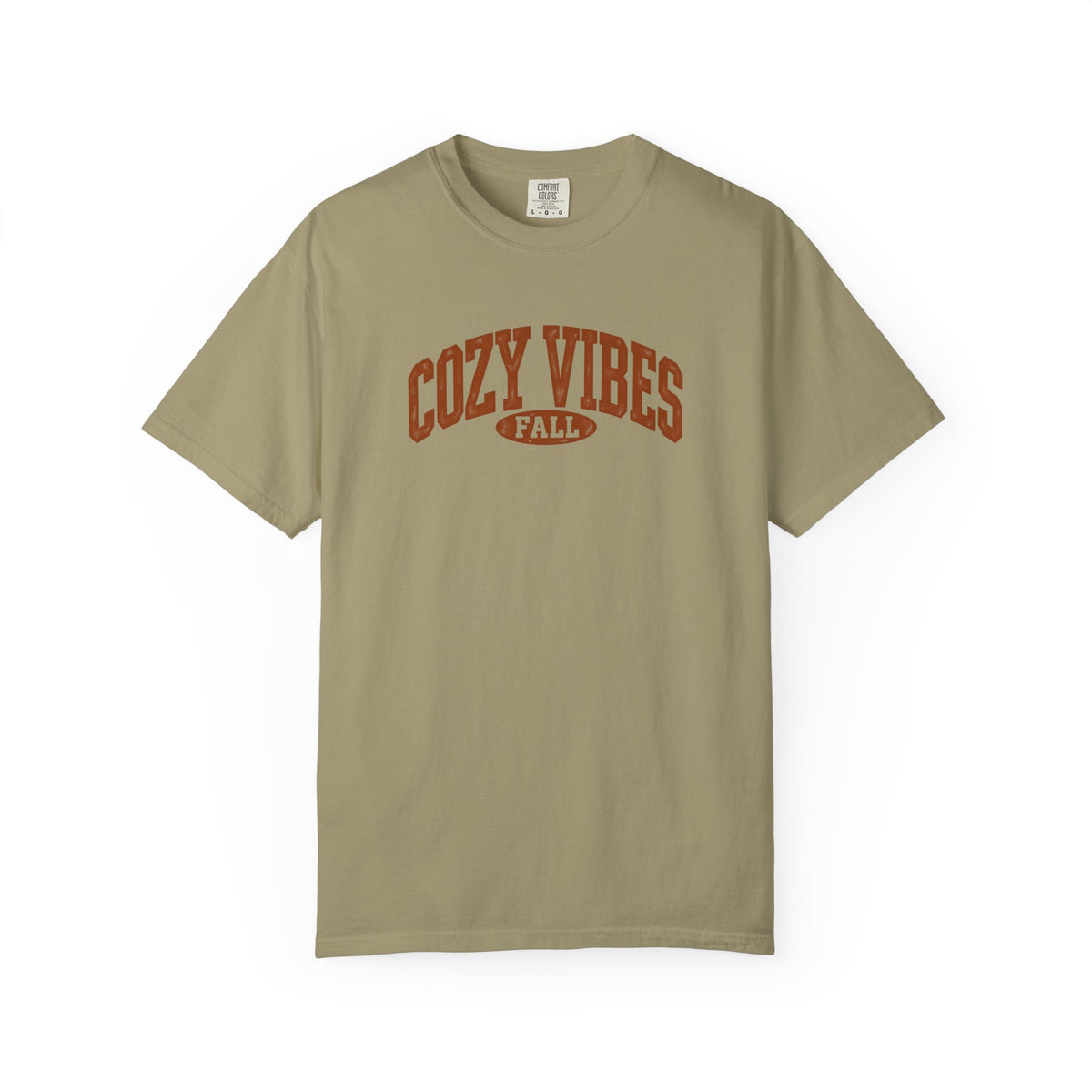 Cozy Vibes Fall Graphic Tee | Vintage Collegiate Comfort Colors 1717 T-Shirt