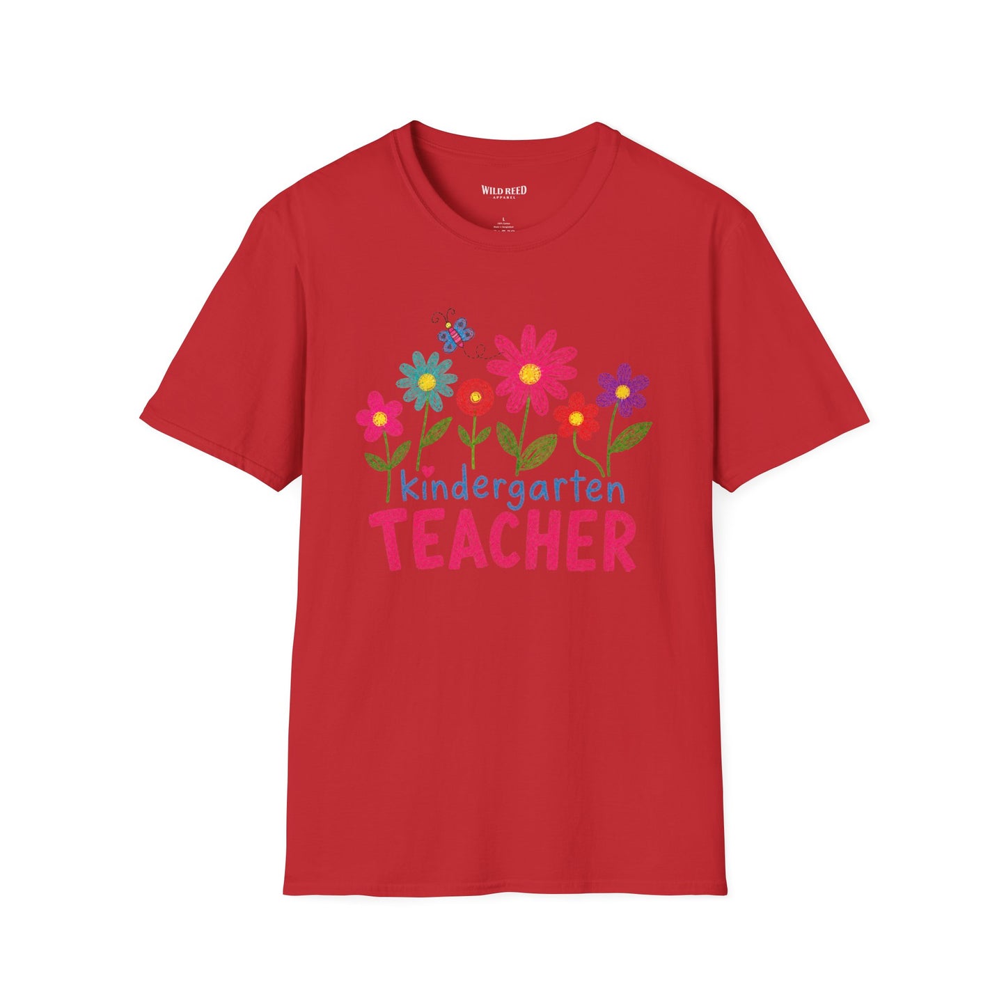 Kindergarten Teacher Shirt | Back to School Teacher Tee | Retro Grade Level Graphic T-Shirt