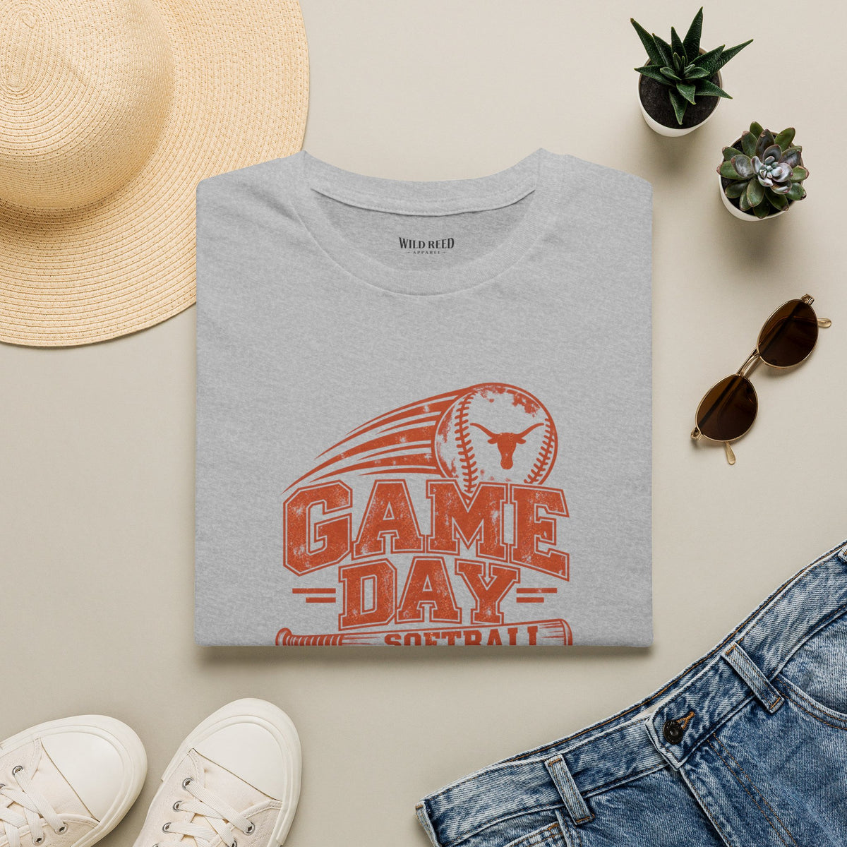 Texas Softball Game Day Softball T-Shirt