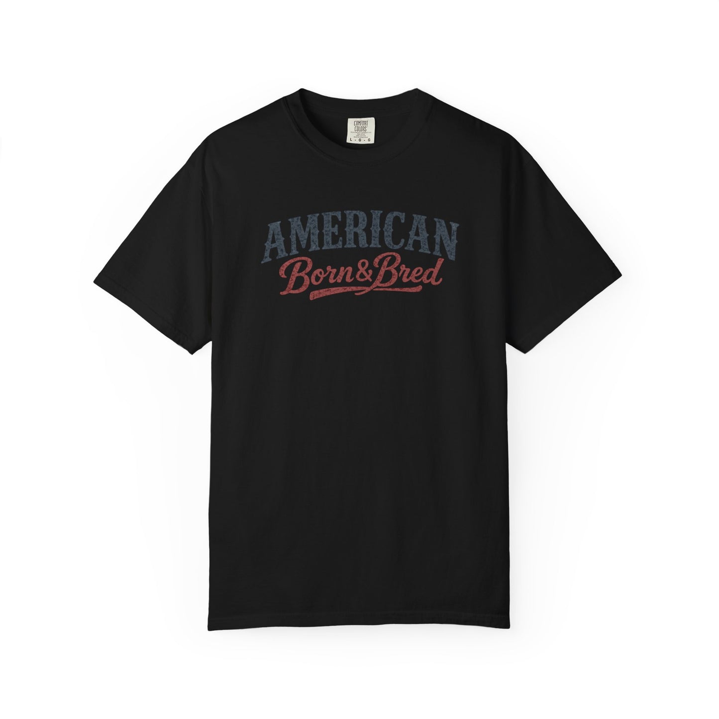 American Born & Bred Shirt, Patriotic Graphic Tee, Vintage Americana Shirt, Country Western Tee, USA Graphic Shirt