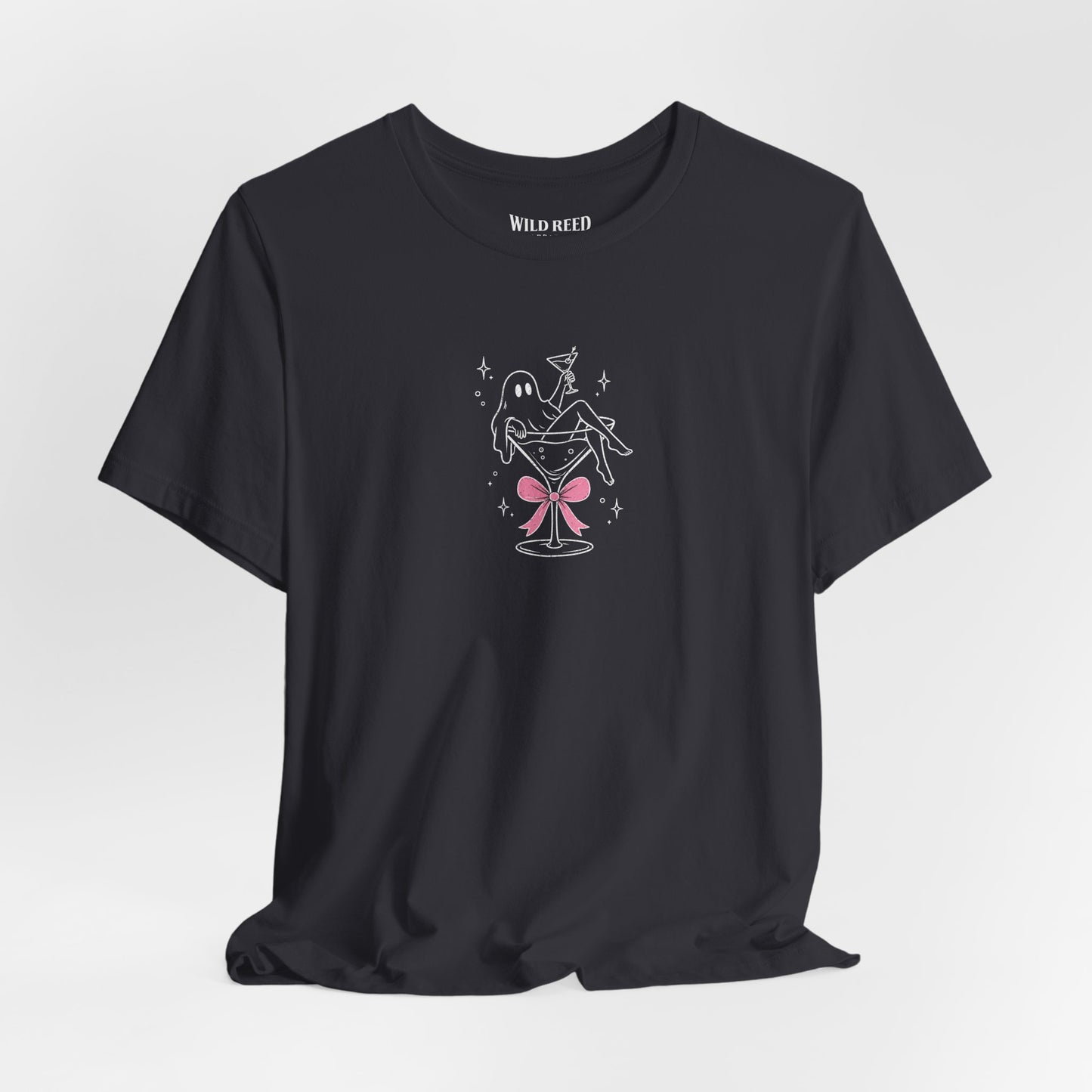 Martini Ghost T-Shirt – Cute Halloween Cocktail Graphic Tee