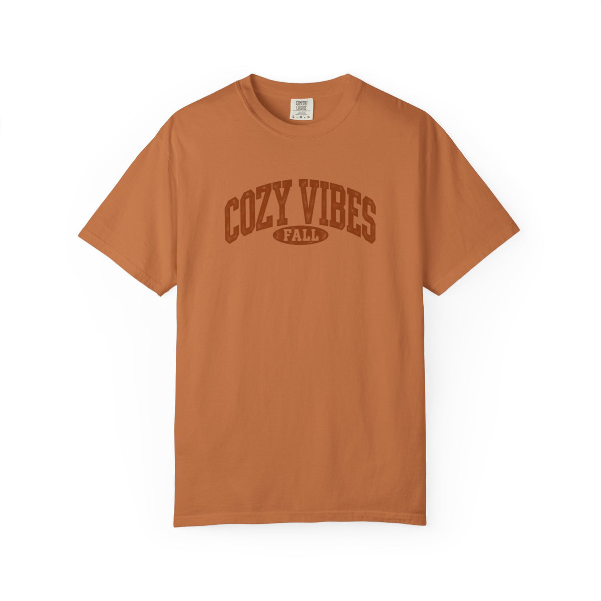 Cozy Vibes Fall Graphic Tee | Vintage Collegiate Comfort Colors 1717 T-Shirt
