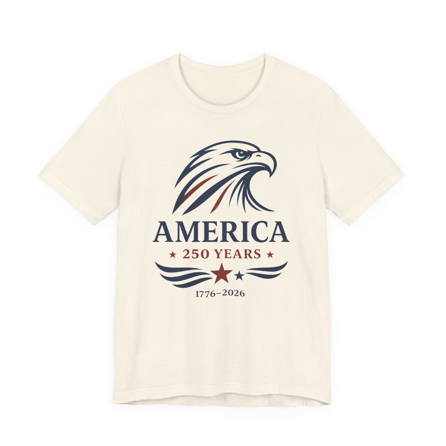 America 250 Years Eagle Graphic Tee • 1776–2026 Patriotic Shirt • Vintage USA Independence T-Shirt • Wild Reed Apparel