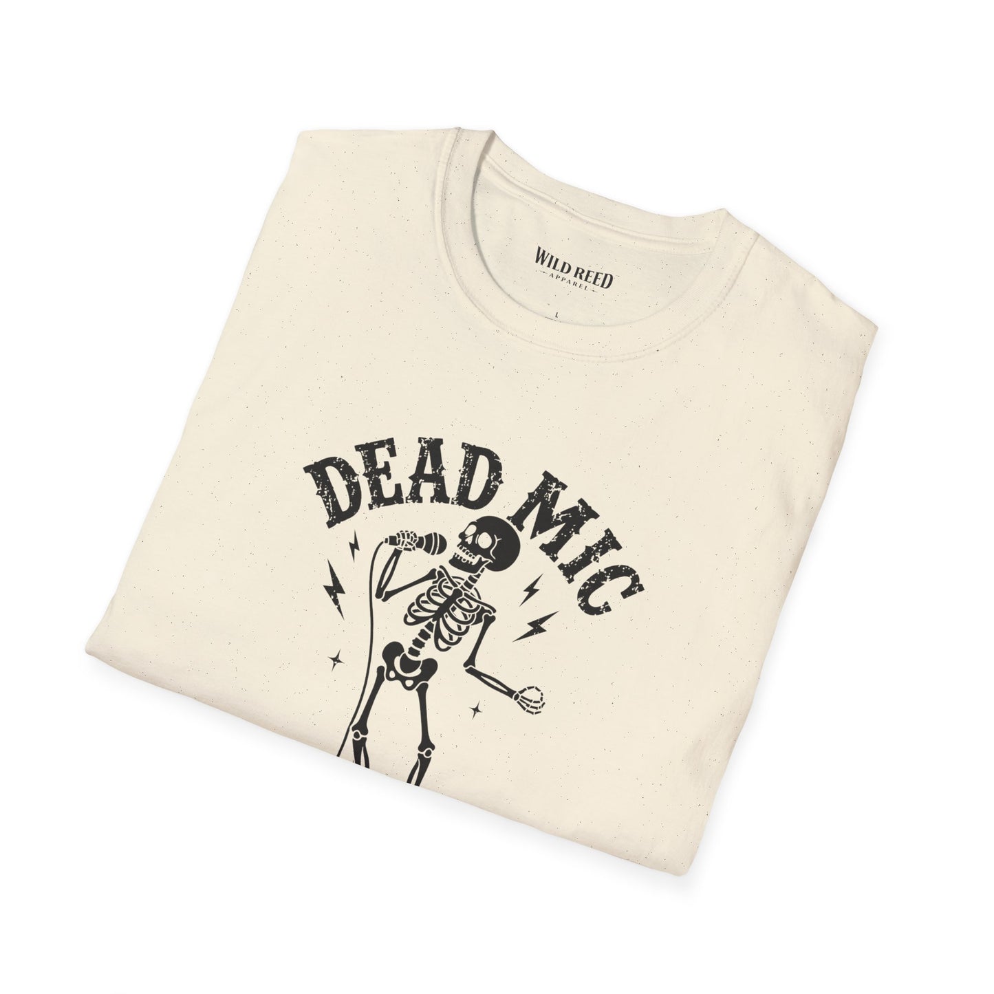 Dead Mic Society Skeleton Halloween T-Shirt