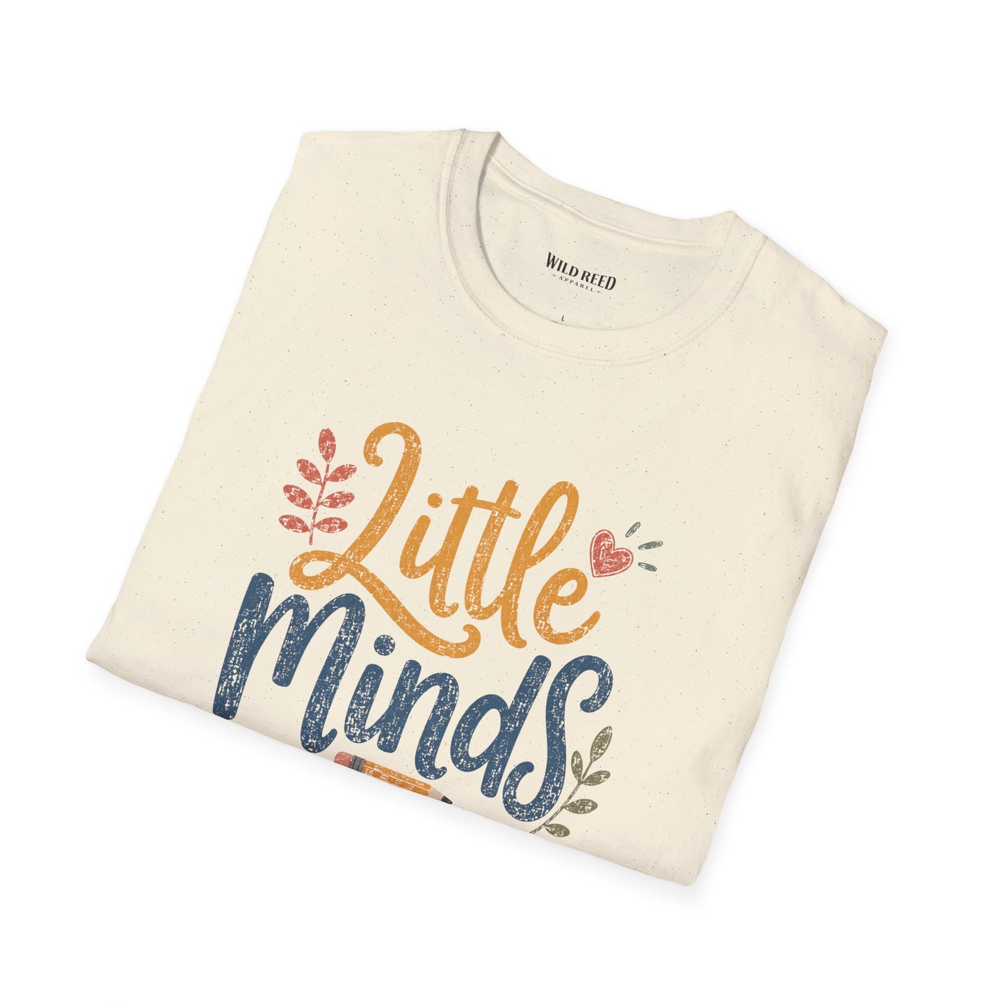 Little Minds Love to Grow Teacher Shirt | Preschool Teacher Tee | Back to School Graphic T-Shirt