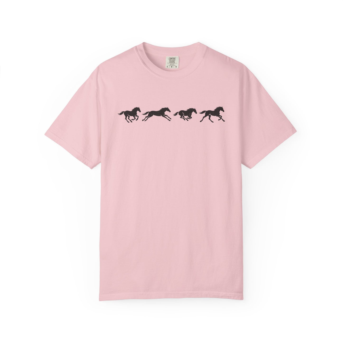Running Horses Vintage Western Graphic Tee