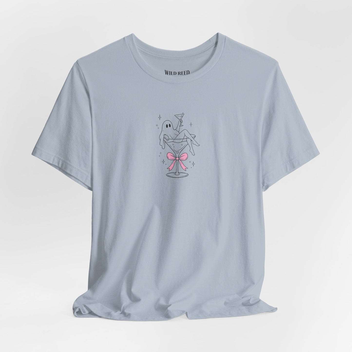 Martini Ghost T-Shirt – Cute Halloween Cocktail Graphic Tee