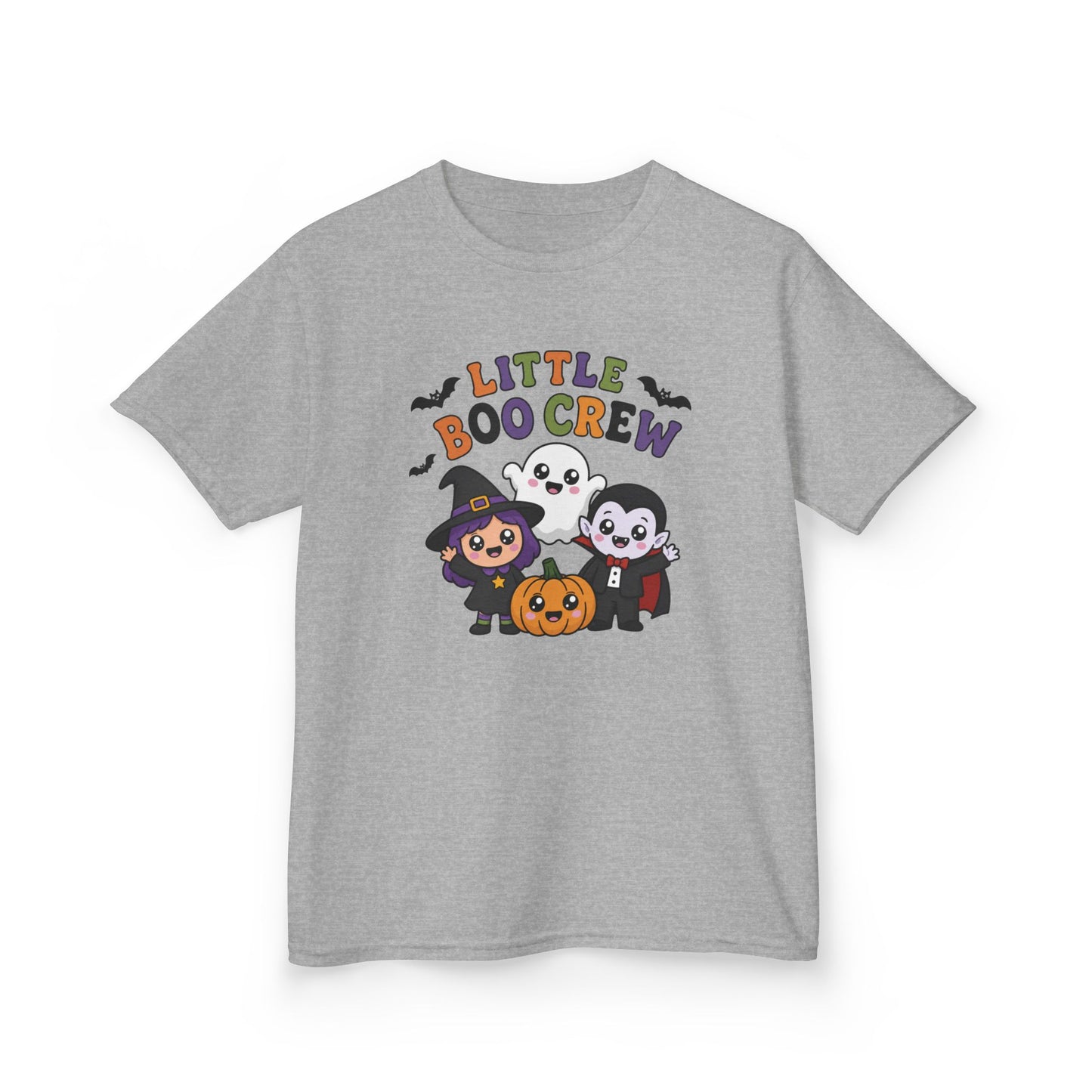 Little Boo Crew Kids T-Shirt | Cute Halloween Friends Youth Graphic Tee for Boys & Girls