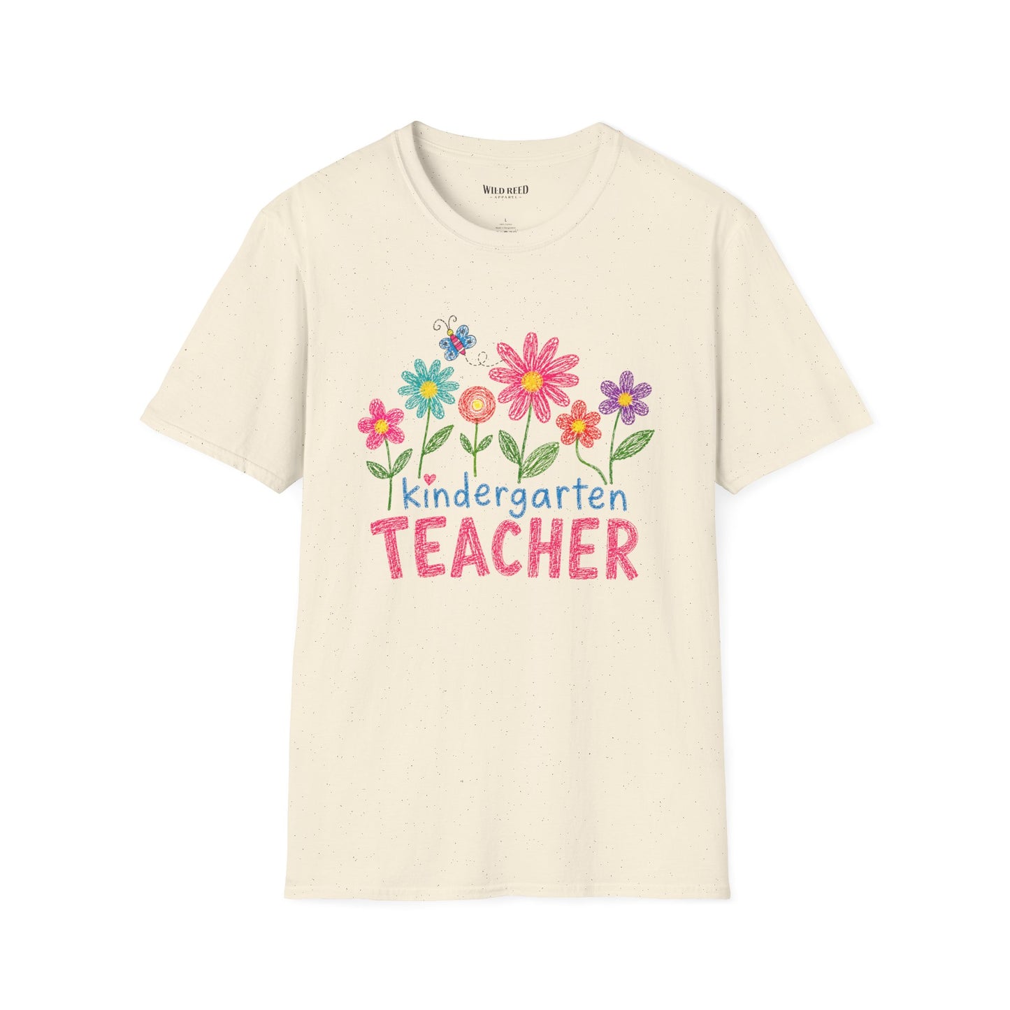 Kindergarten Teacher Shirt | Back to School Teacher Tee | Retro Grade Level Graphic T-Shirt