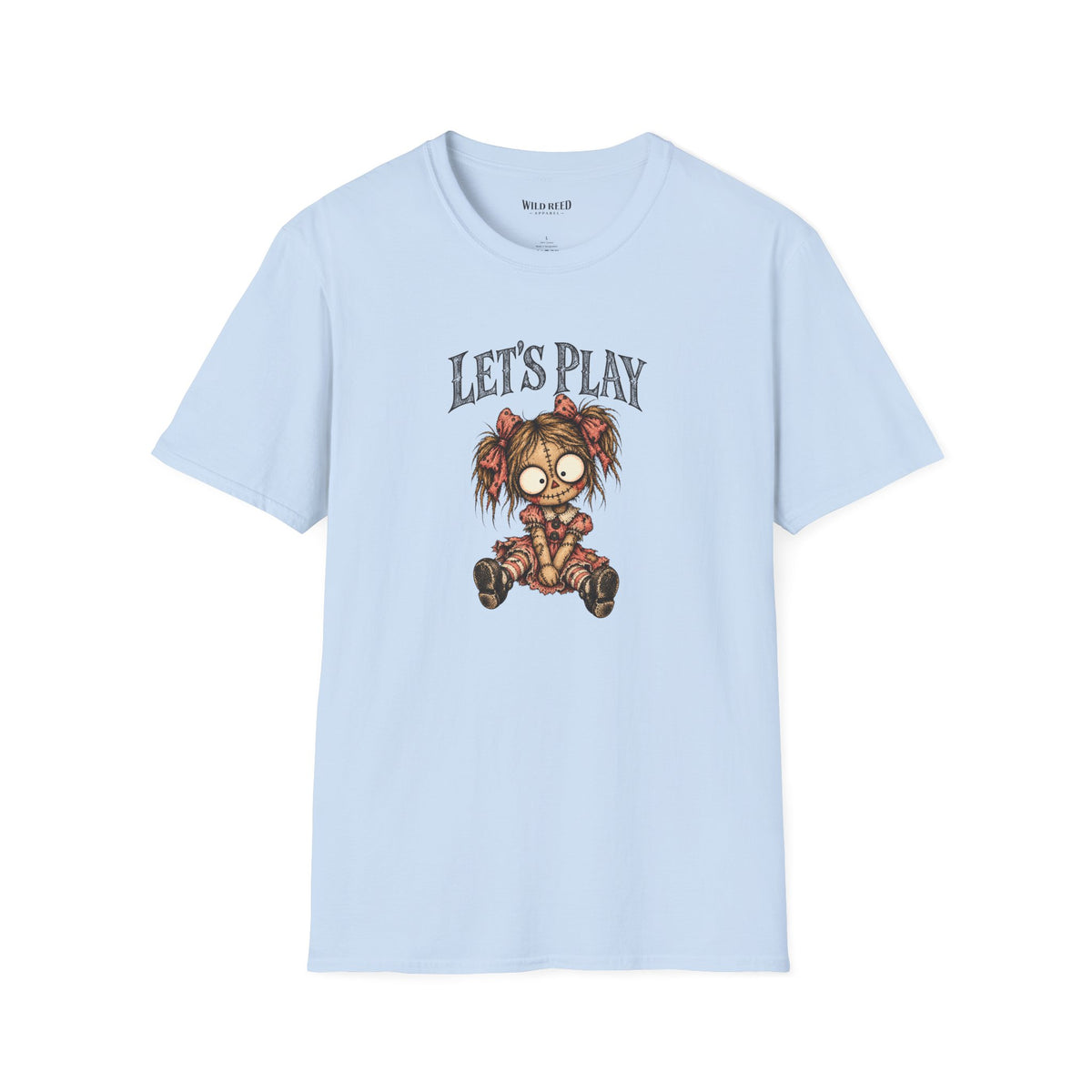 Let’s Play Creepy Doll Halloween T-Shirt