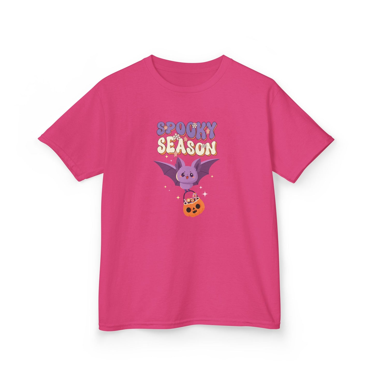 Spooky Season Bat Kids Halloween T-Shirt