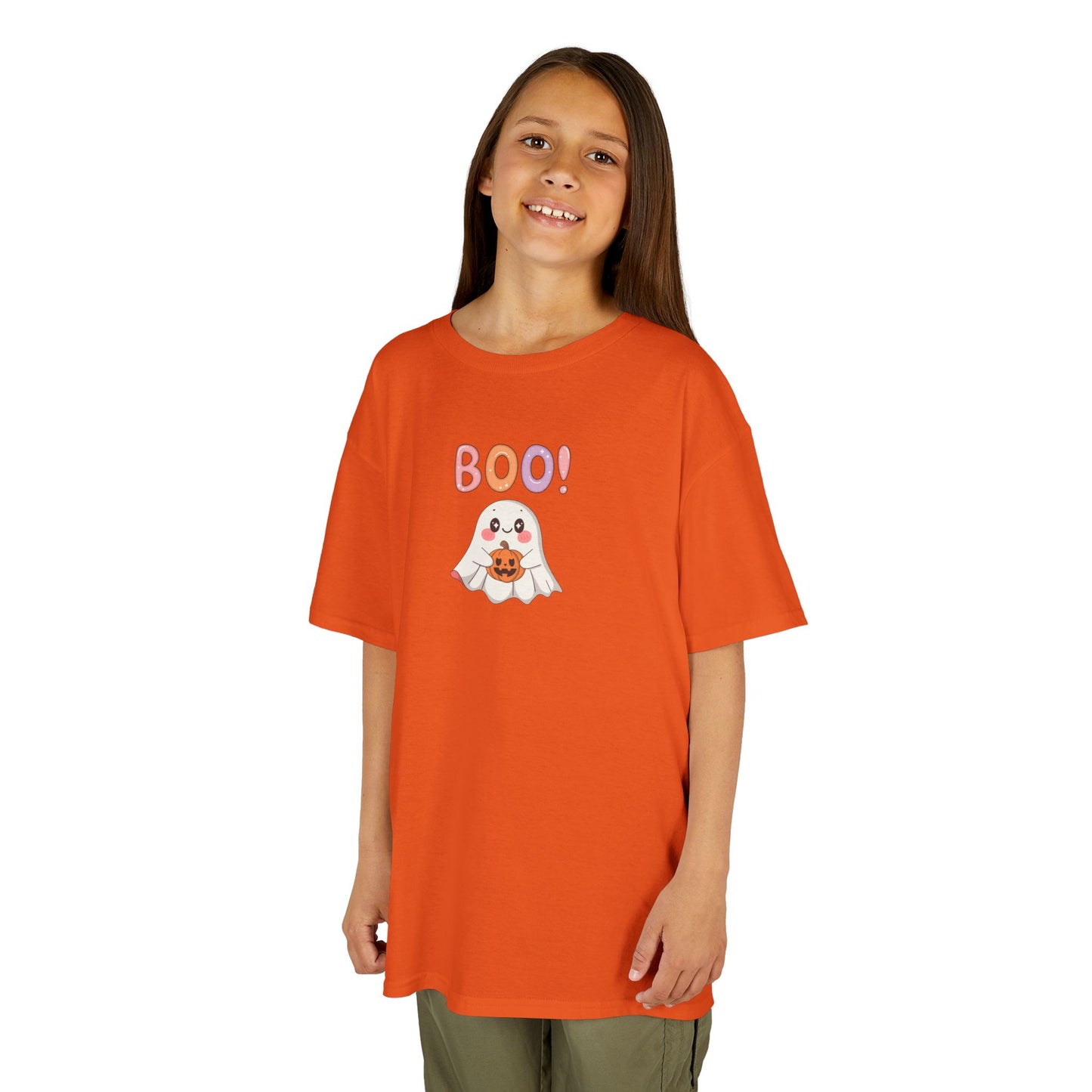 BOO Ghost Kids Halloween T-Shirt