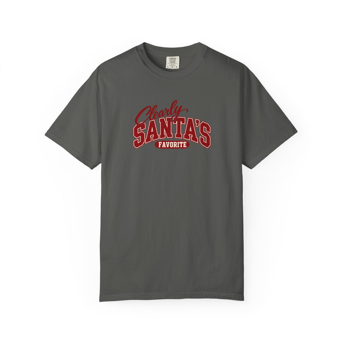 Clearly Santa’s Favorite Shirt | Comfort Colors Christmas Tee