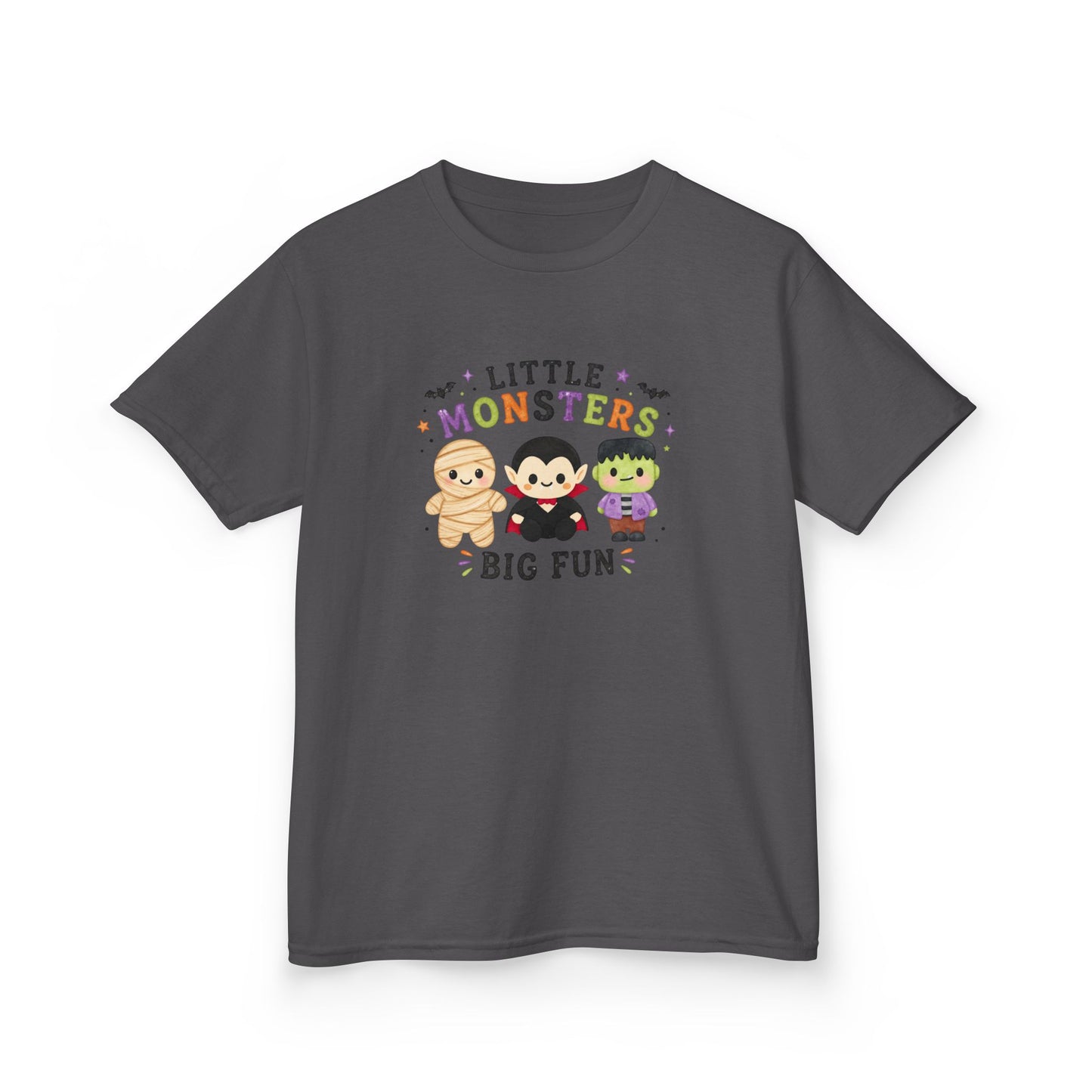 Little Monster Big Fun Kids Halloween T-Shirt