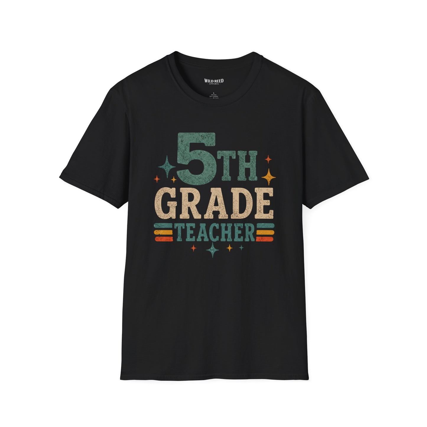 5th Grade Teacher Shirt, Retro Teacher Tee, Fifth Grade Shirt, Back to School Shirt, Teacher Gift, Classroom Shirt, Educator Tee