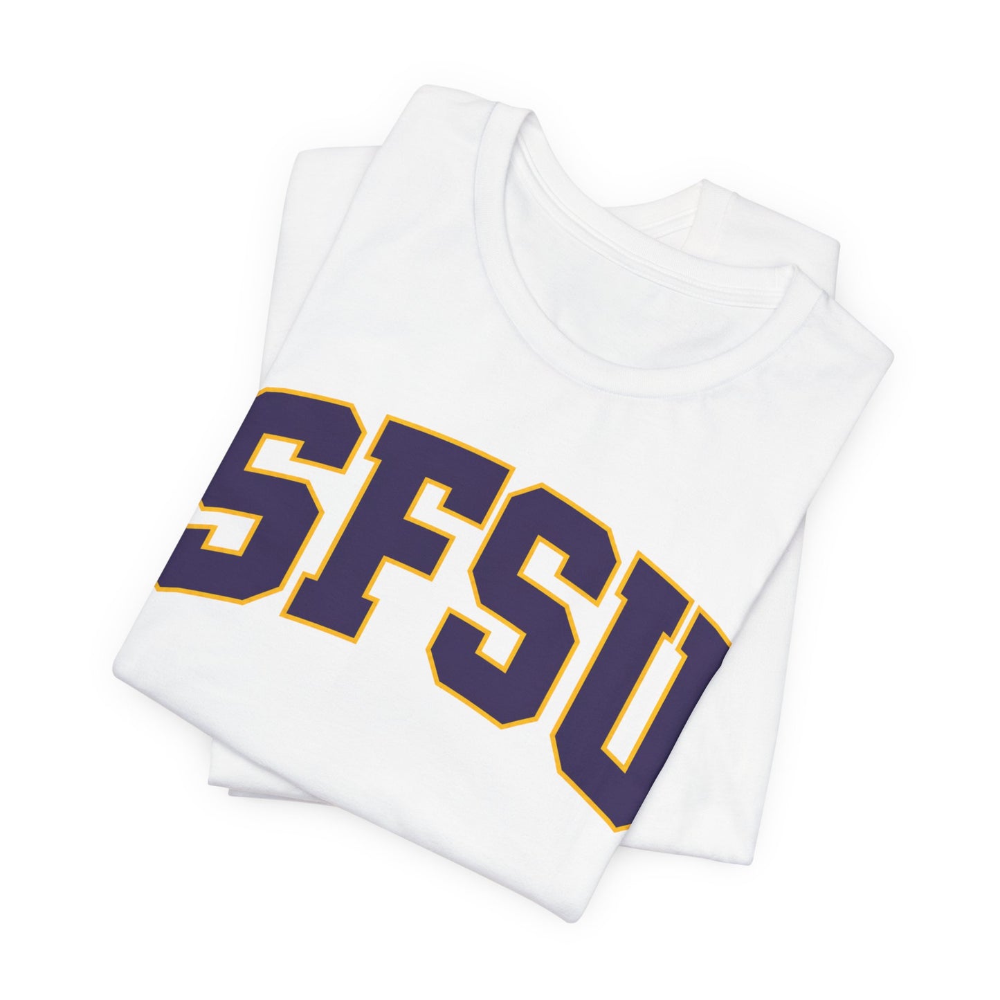 SFSU Collegiate Tee — Vintage Varsity Lettering Shirt