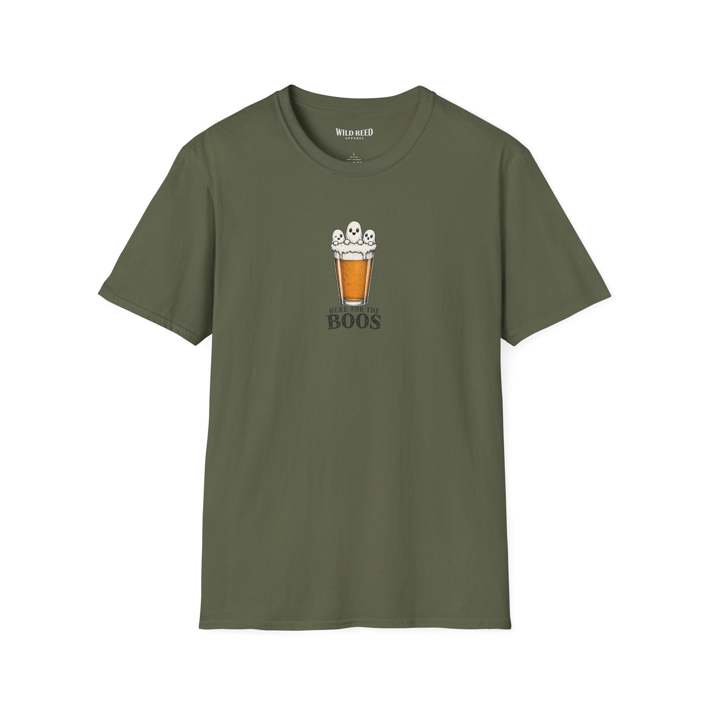 Here for the Boos Ghost Beer Halloween T-Shirt